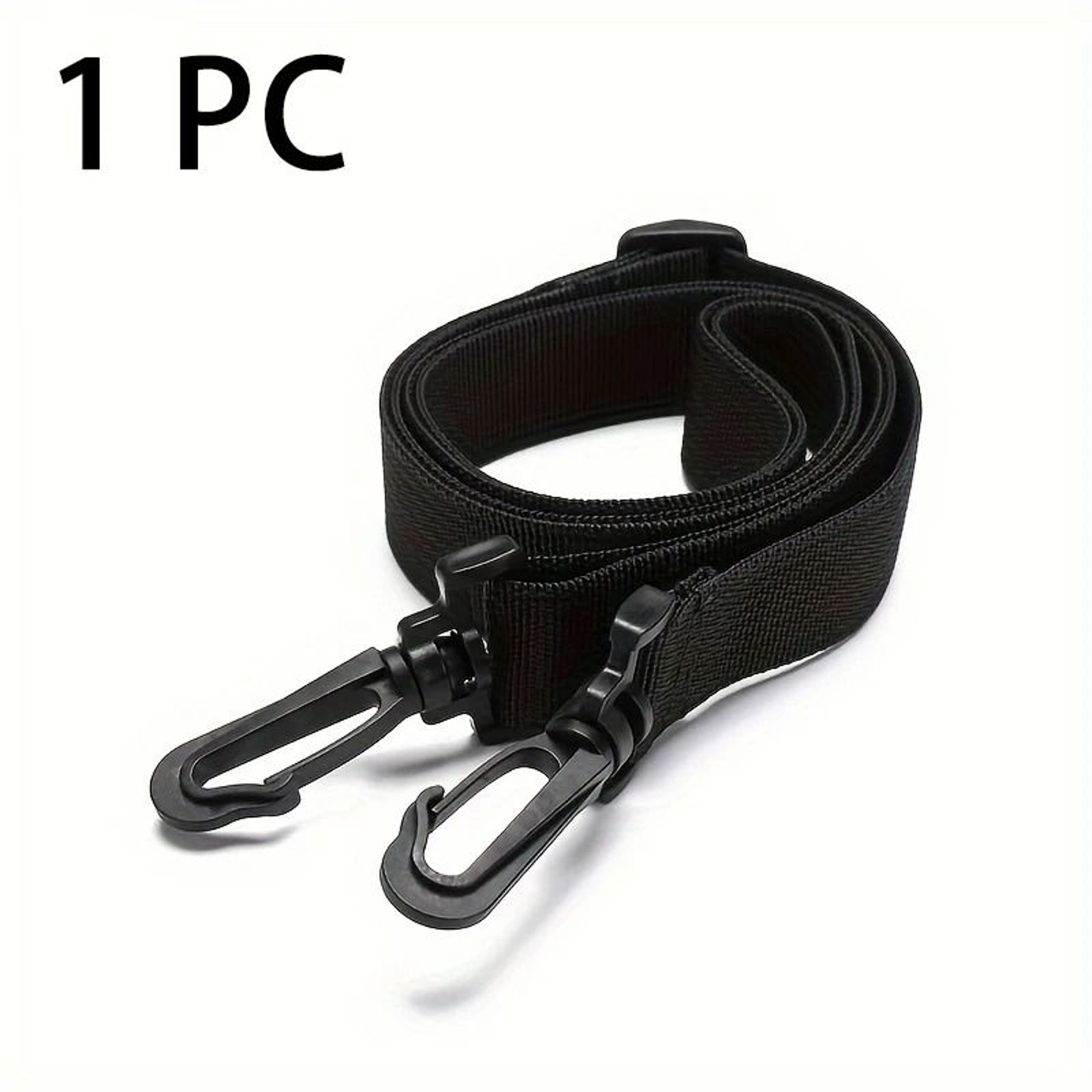 Adjustable Black Replacement Shoulder Strap For Crossbody And Messenger Bags 0