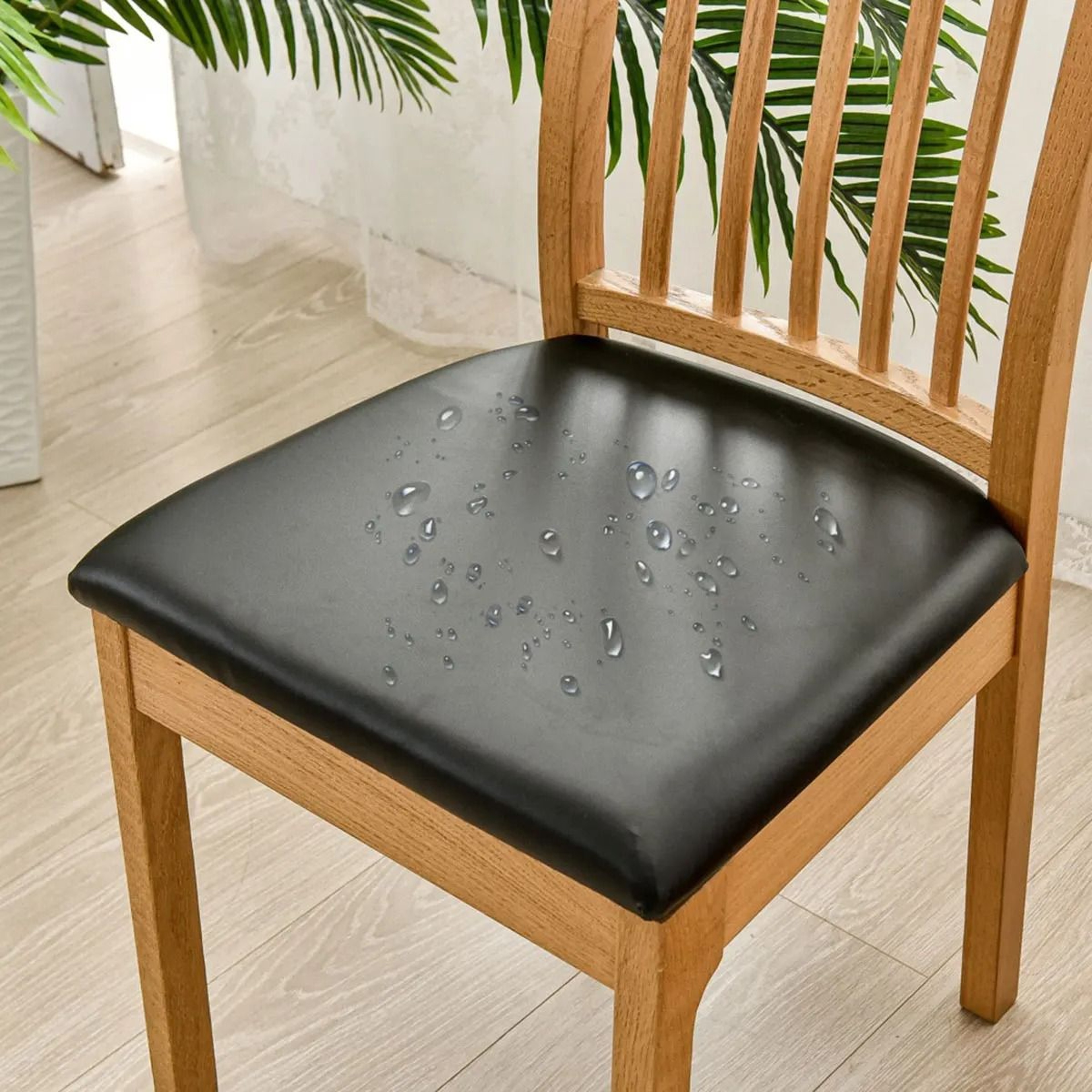 Waterproof PU Leather Dining Chair Seat Cover 1