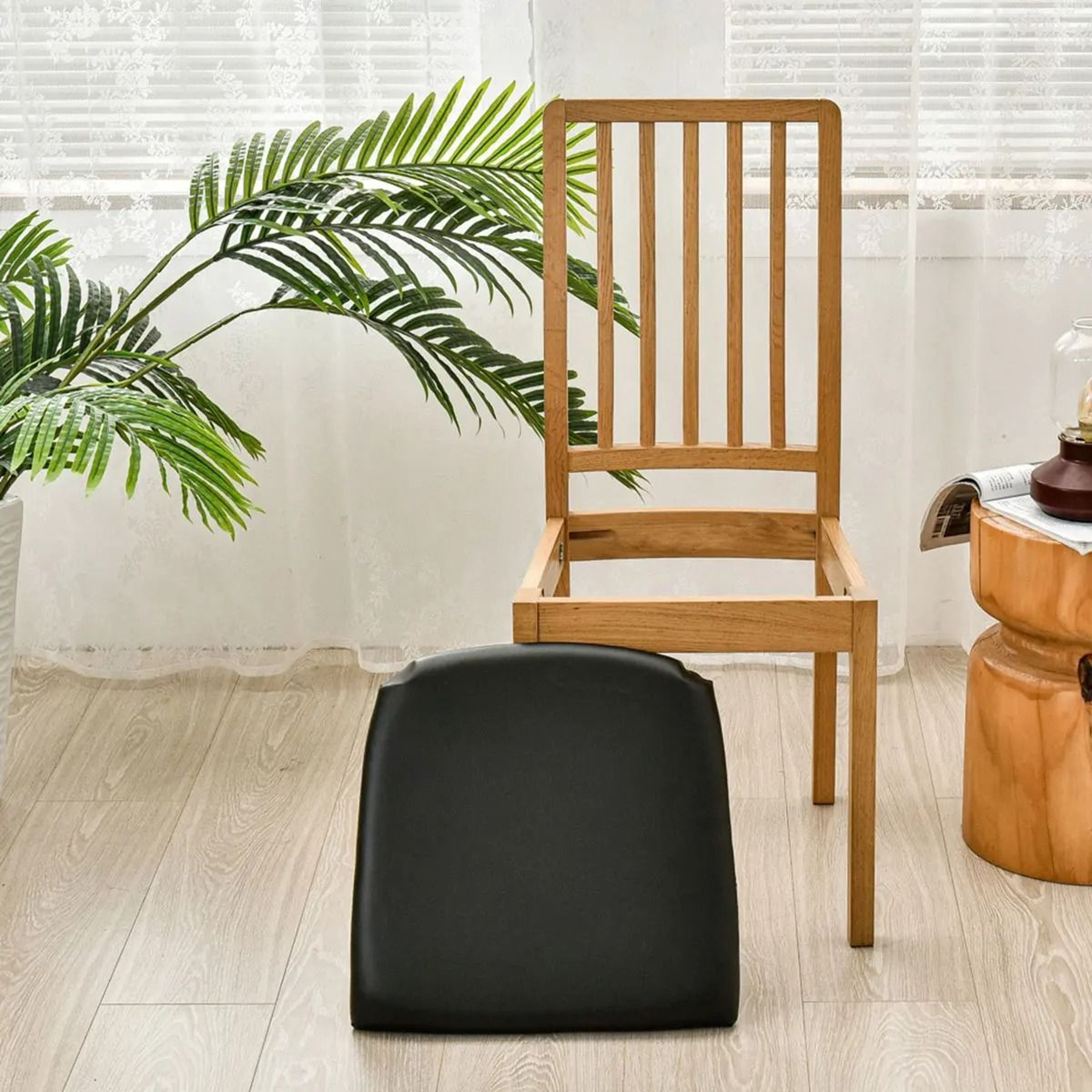 Waterproof PU Leather Dining Chair Seat Cover 7