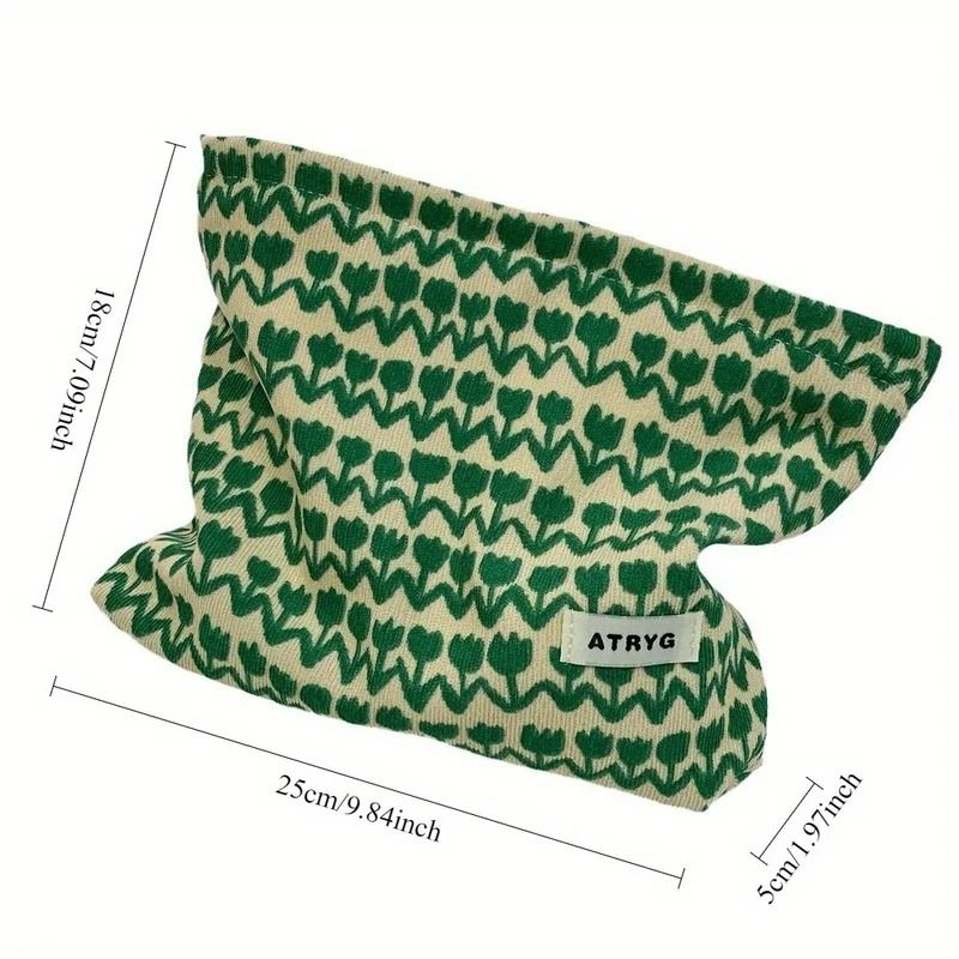 Large Capacity Floral Leaf Travel Makeup Organizer Bag 3