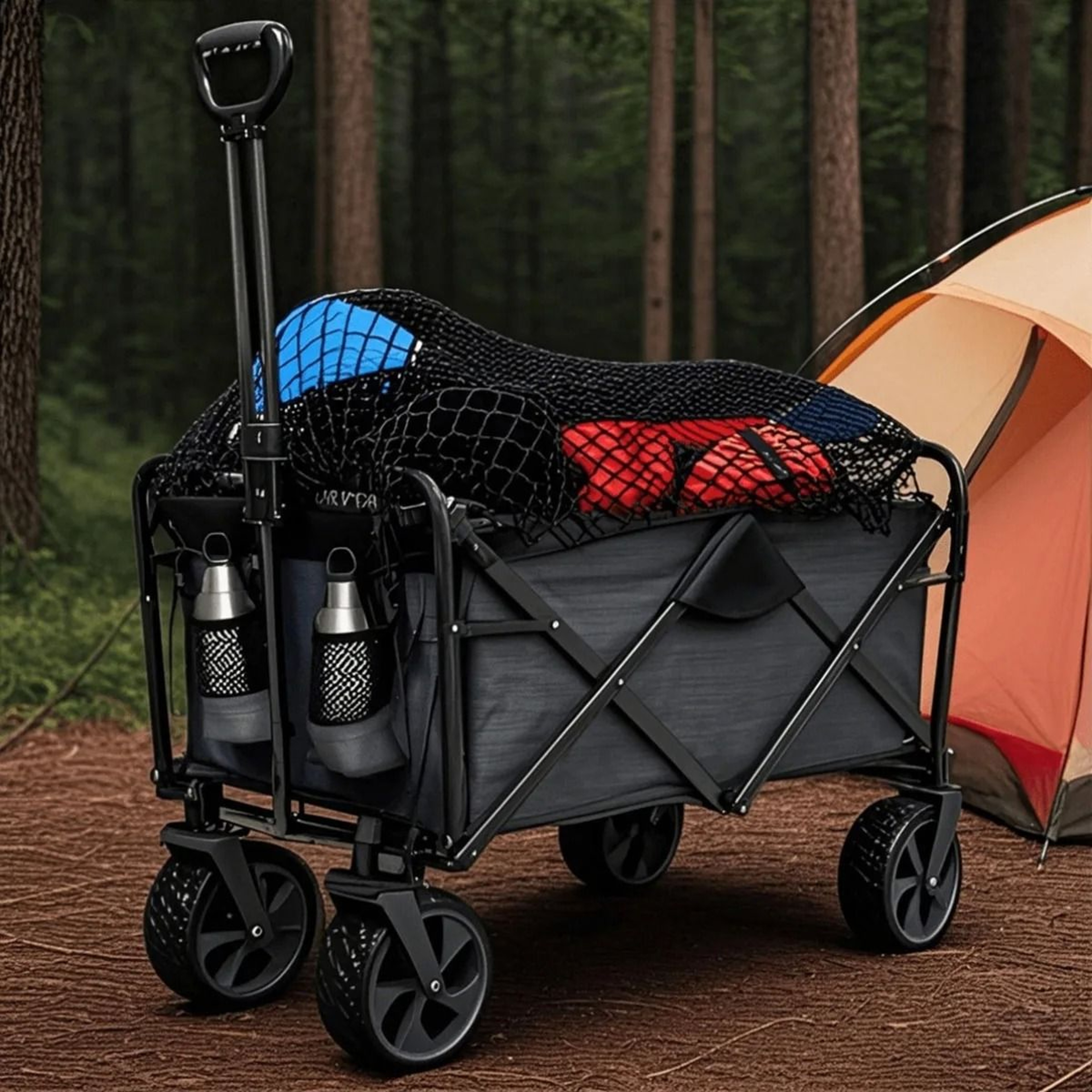 Stretch Camping Cart Cargo Guard Net With Hooks 2