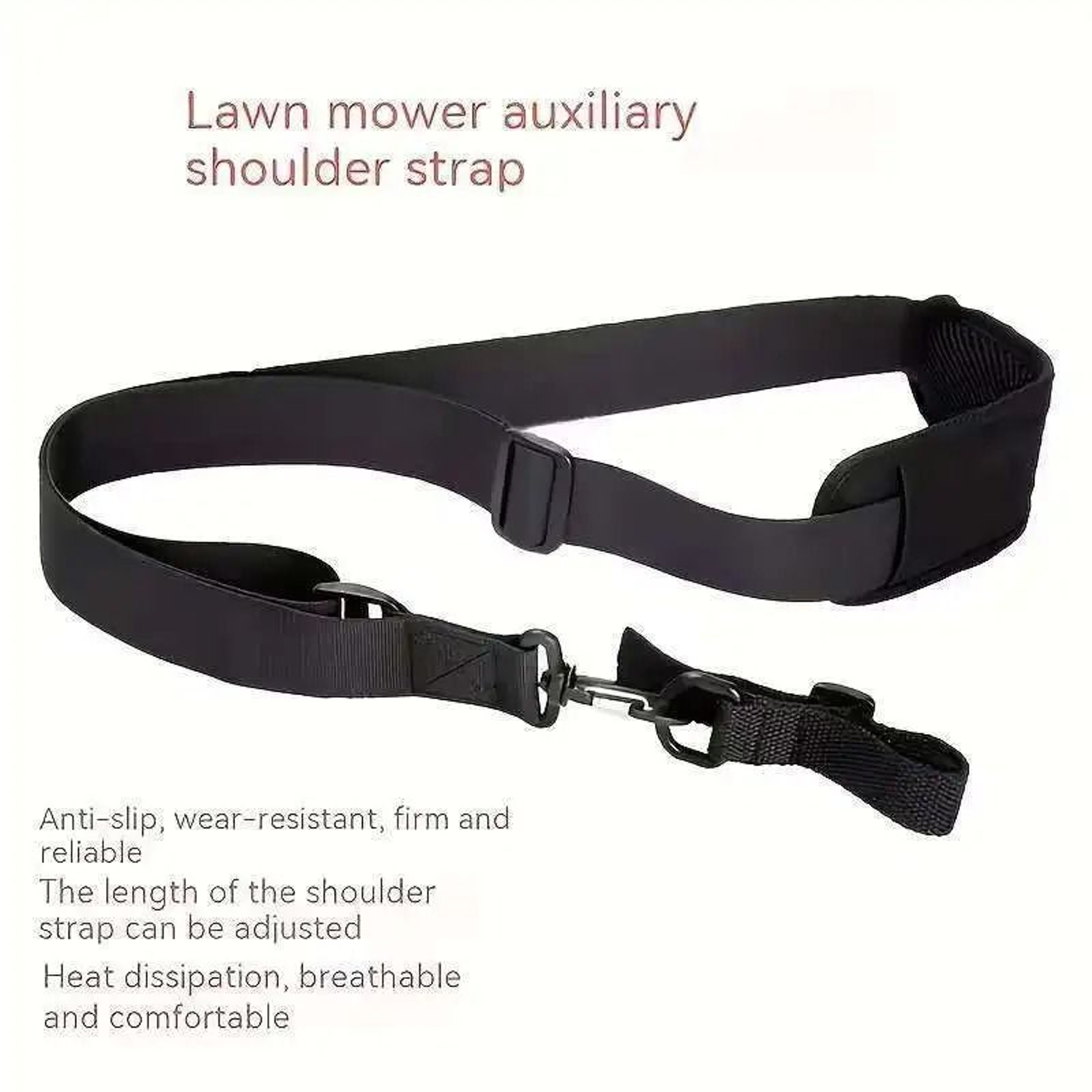 Padded Backpack Brush Cutter Harness With Widened Adjustable Lawn Mower Support Straps 3