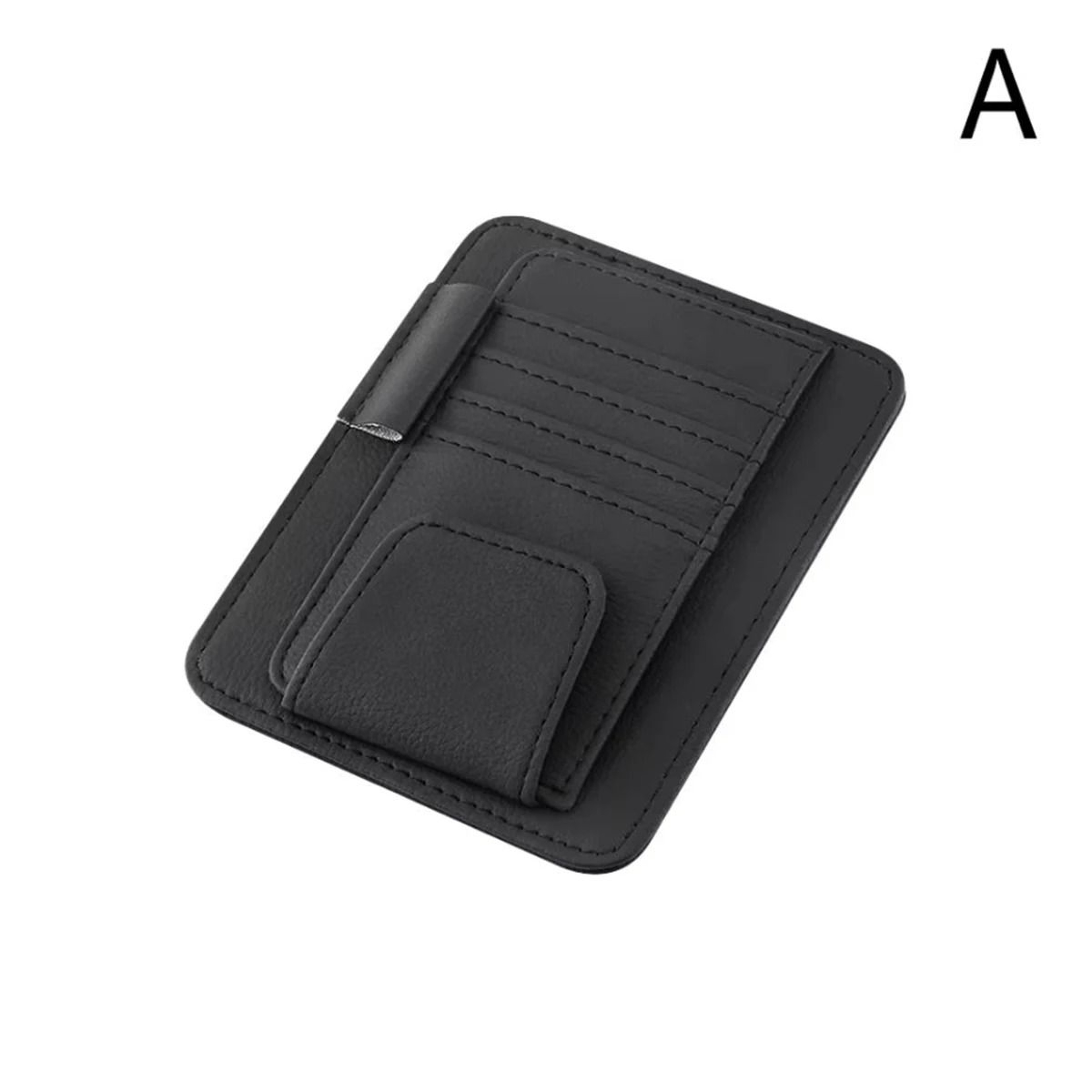 Multi Pocket Car Sun Visor Organizer With Sunglasses And Business Card Storage 1