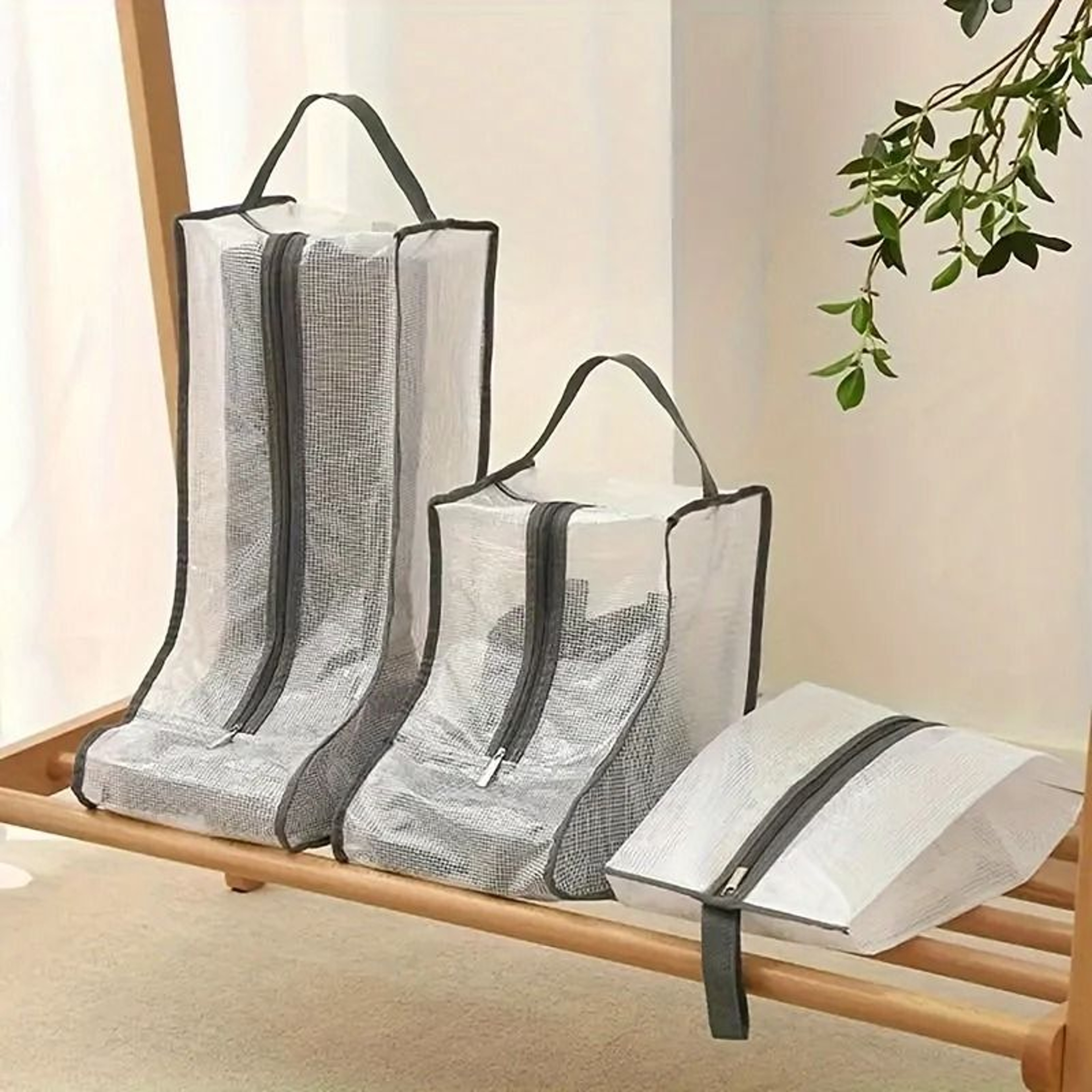 Waterproof Dustproof Boot Storage Bag Portable Travel Shoe Organizer And Protective Holder 5