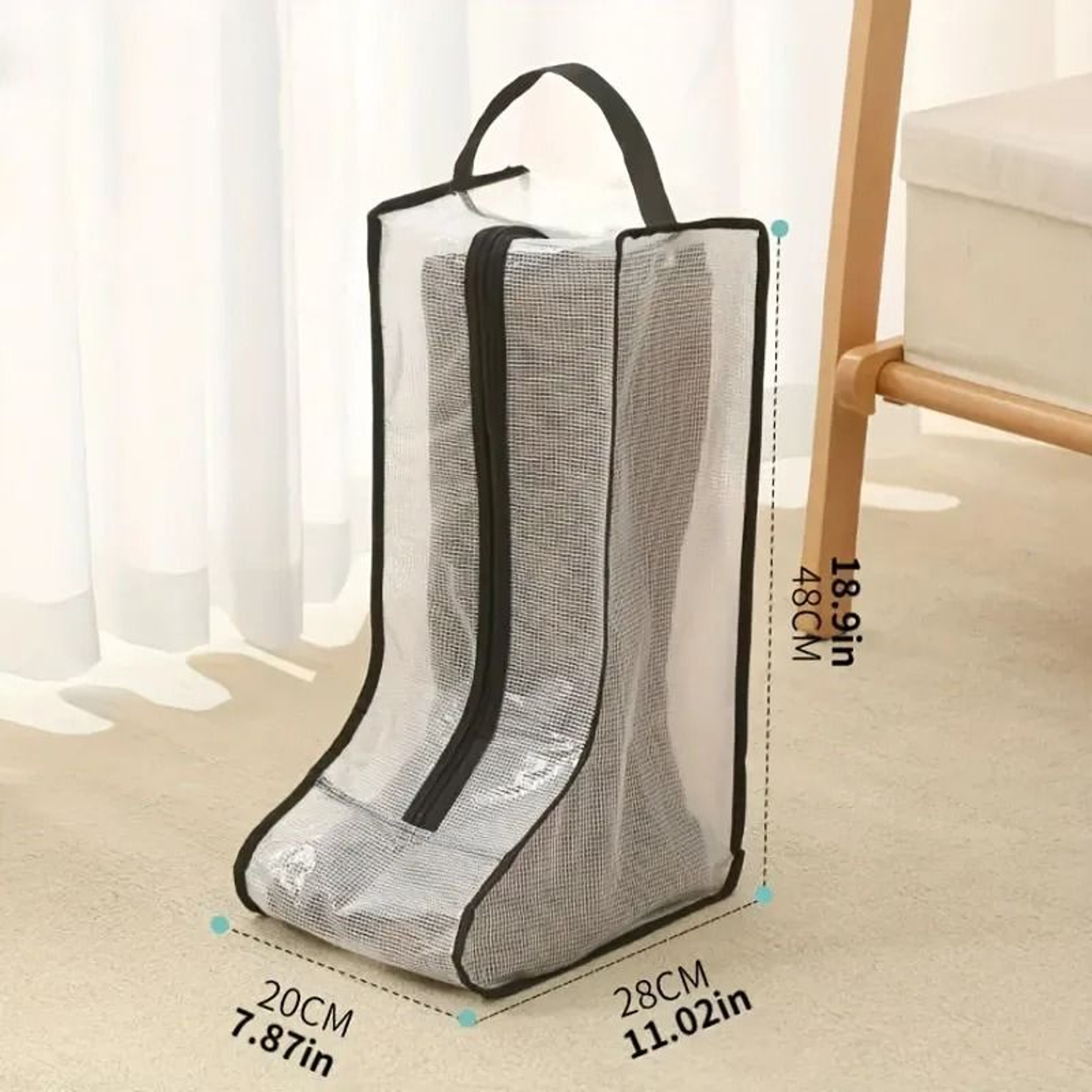 Waterproof Dustproof Boot Storage Bag Portable Travel Shoe Organizer And Protective Holder 2