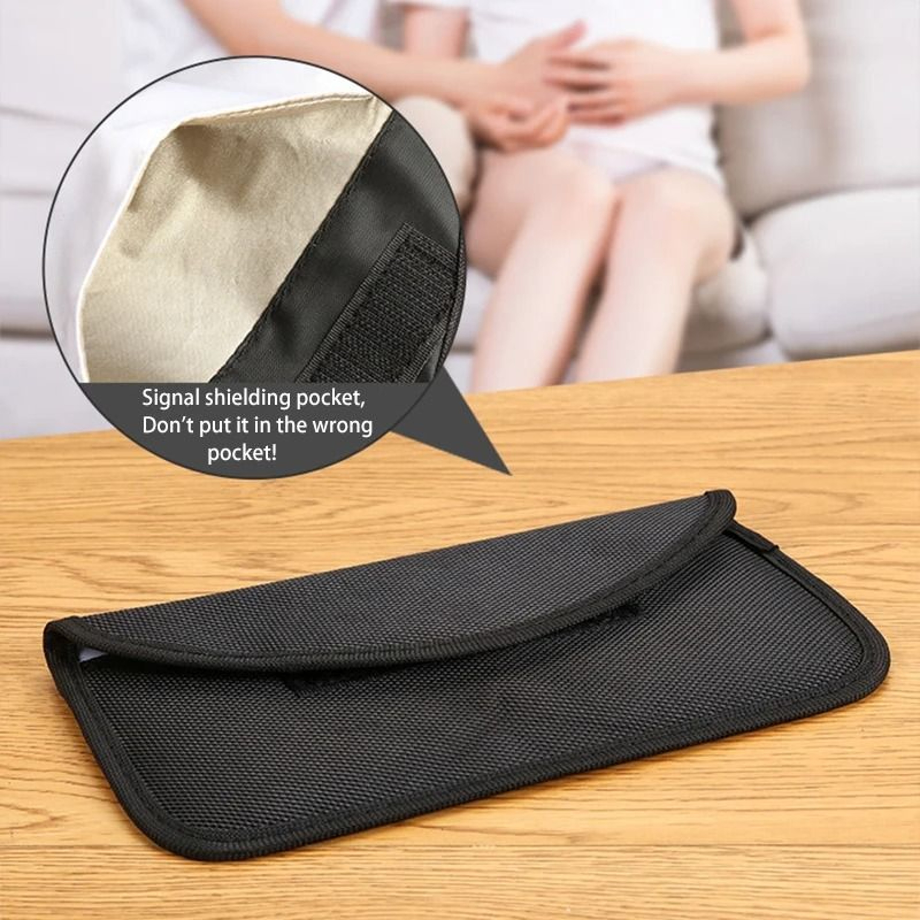 Universal Faraday Car Key Fob Pouch RFID Signal Blocking Protective Storage Case 5