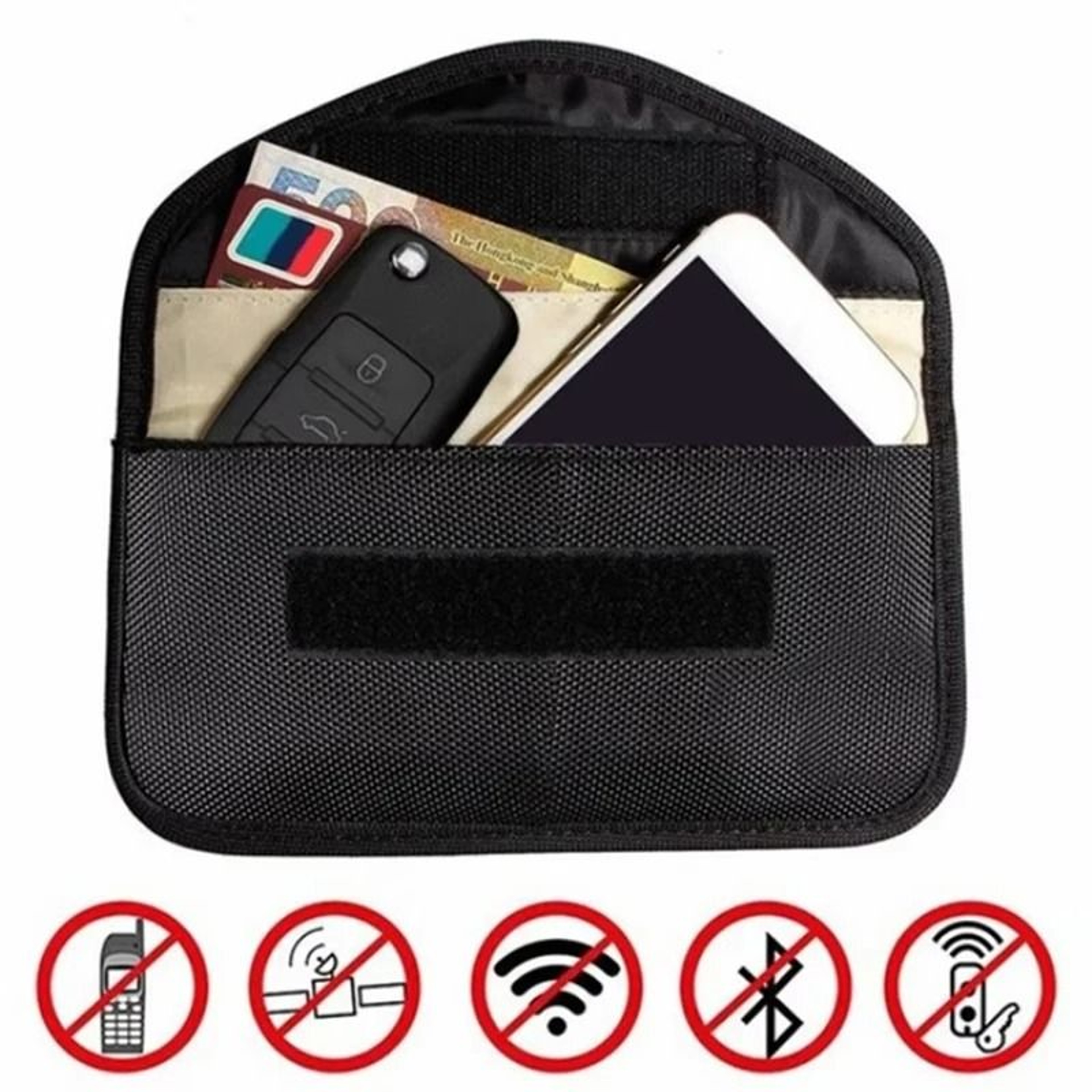 Universal Faraday Car Key Fob Pouch RFID Signal Blocking Protective Storage Case 6
