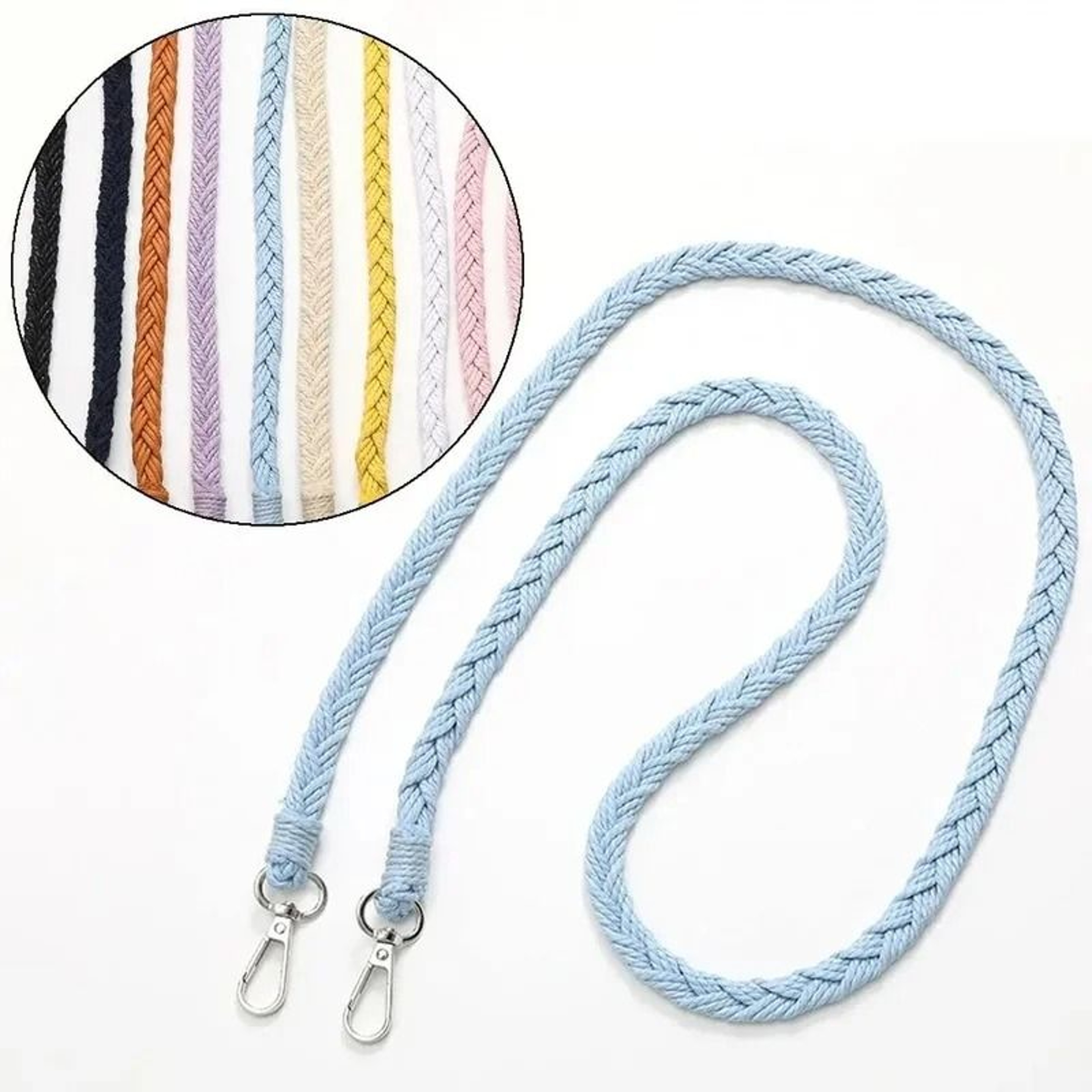 Handwoven Braided Crossbody Replacement Bag And Phone Strap 10