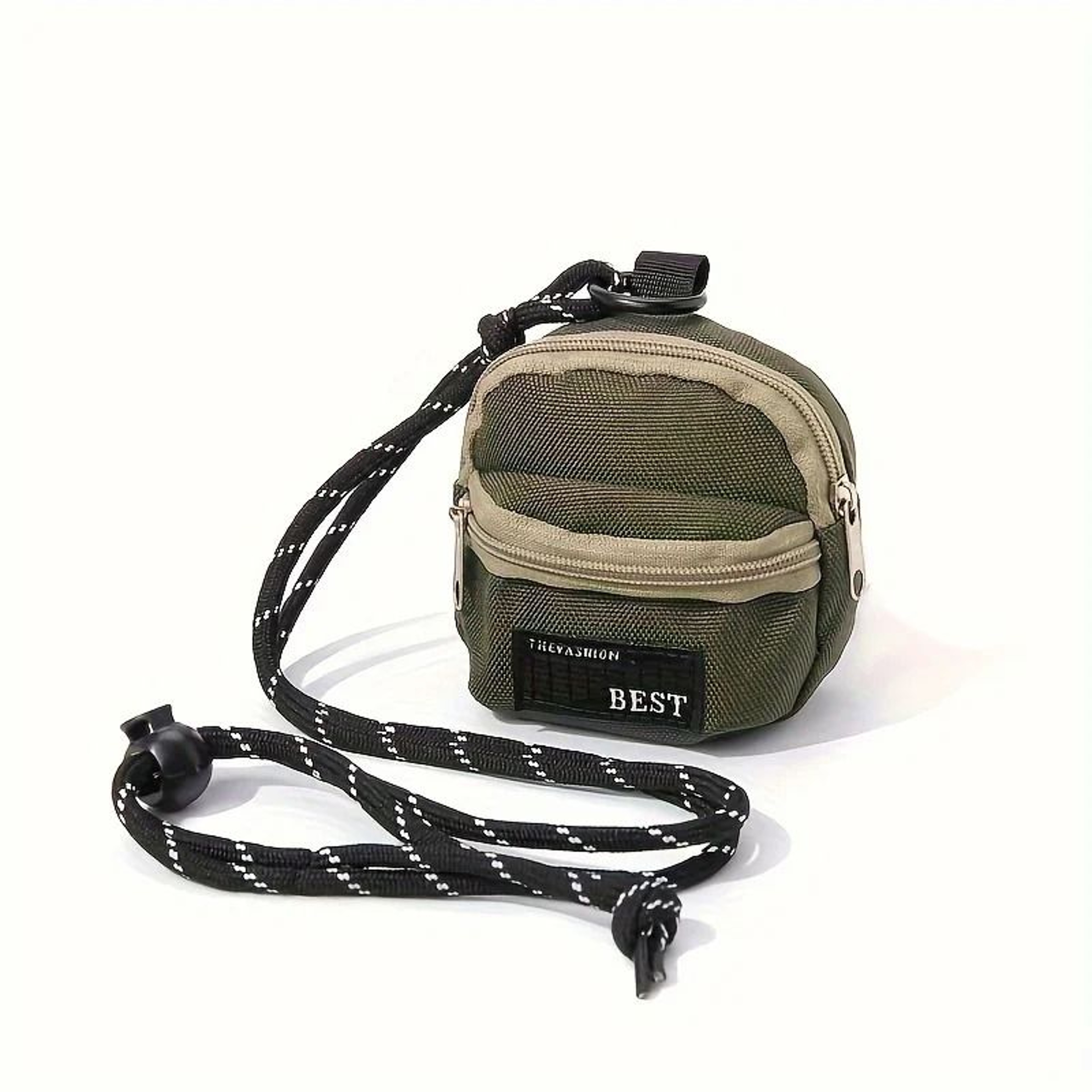 Mini Polyester Tech Pouch With Portable Neck Strap 2