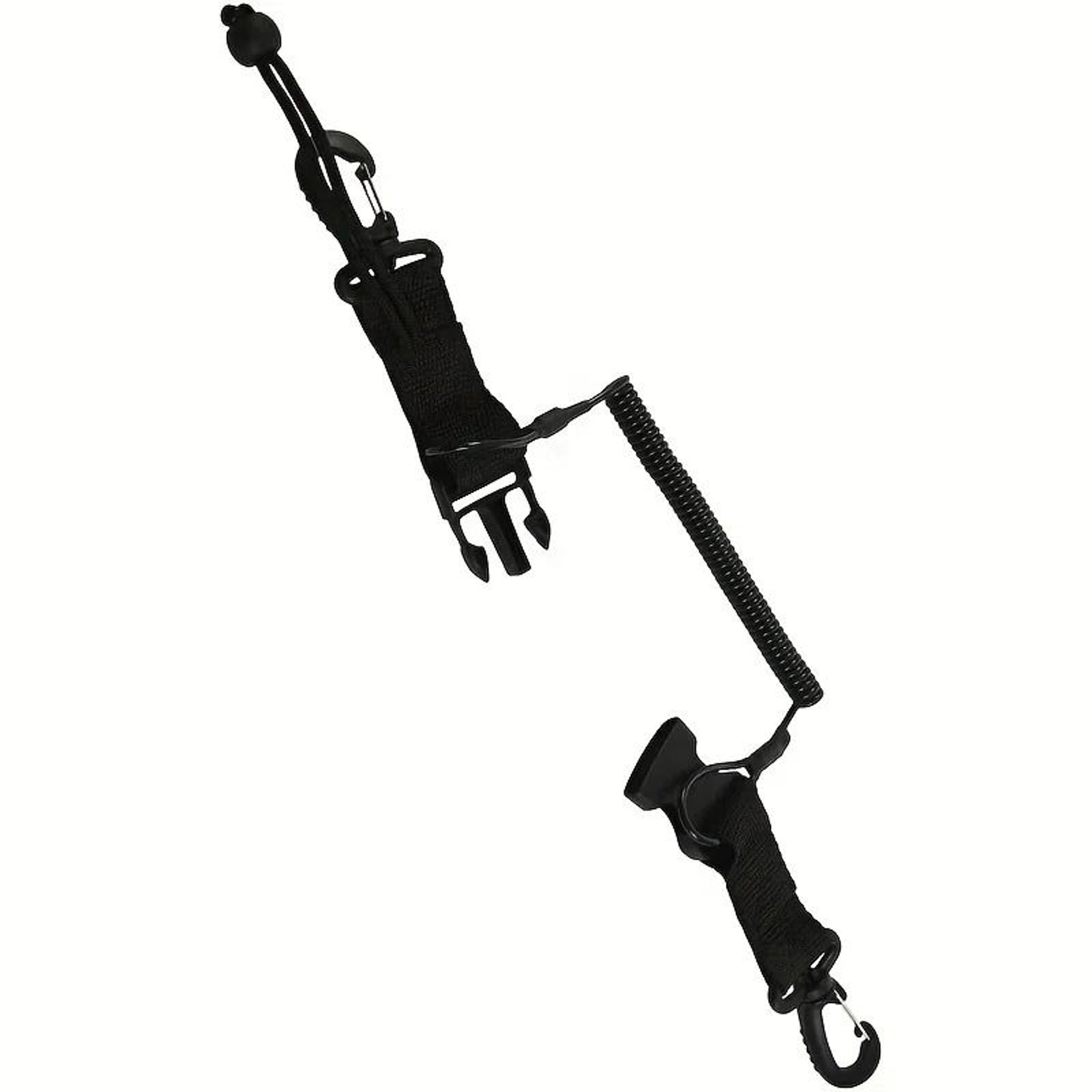 Coiled Diving Camera Safety Lanyard With Quick Release Clip 6