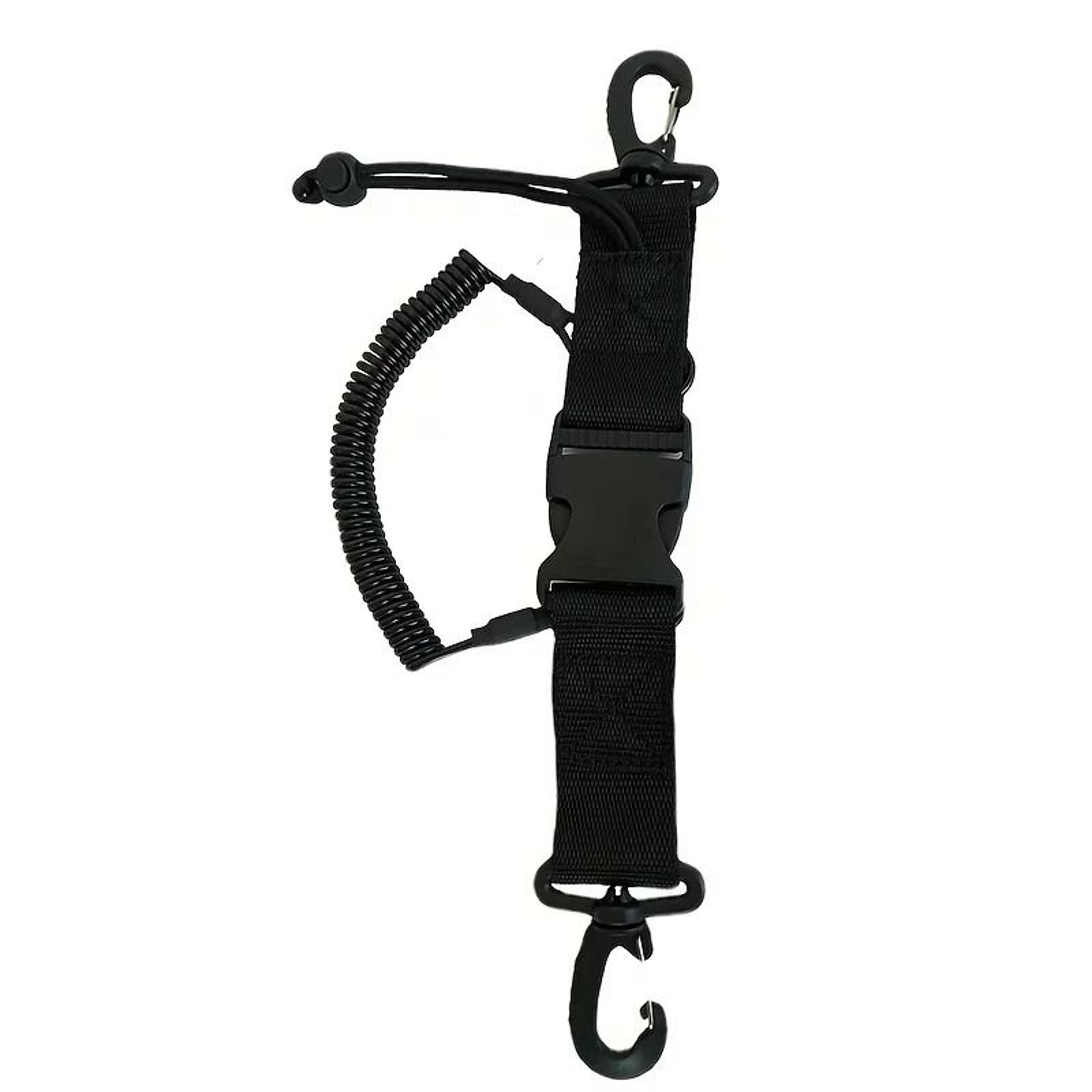 Coiled Diving Camera Safety Lanyard With Quick Release Clip 3