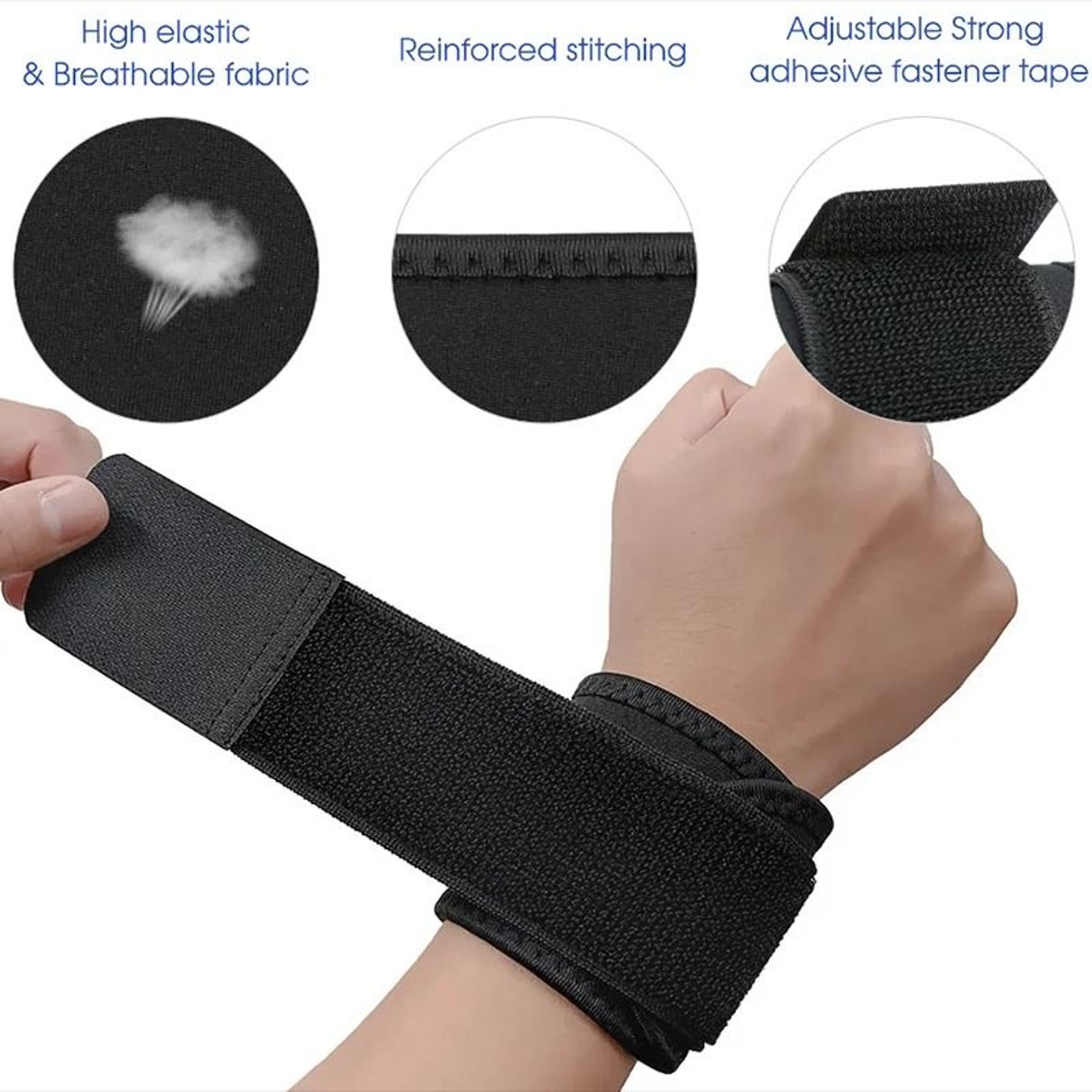Everyday Comfort Adjustable Wrist Support Wrap 6