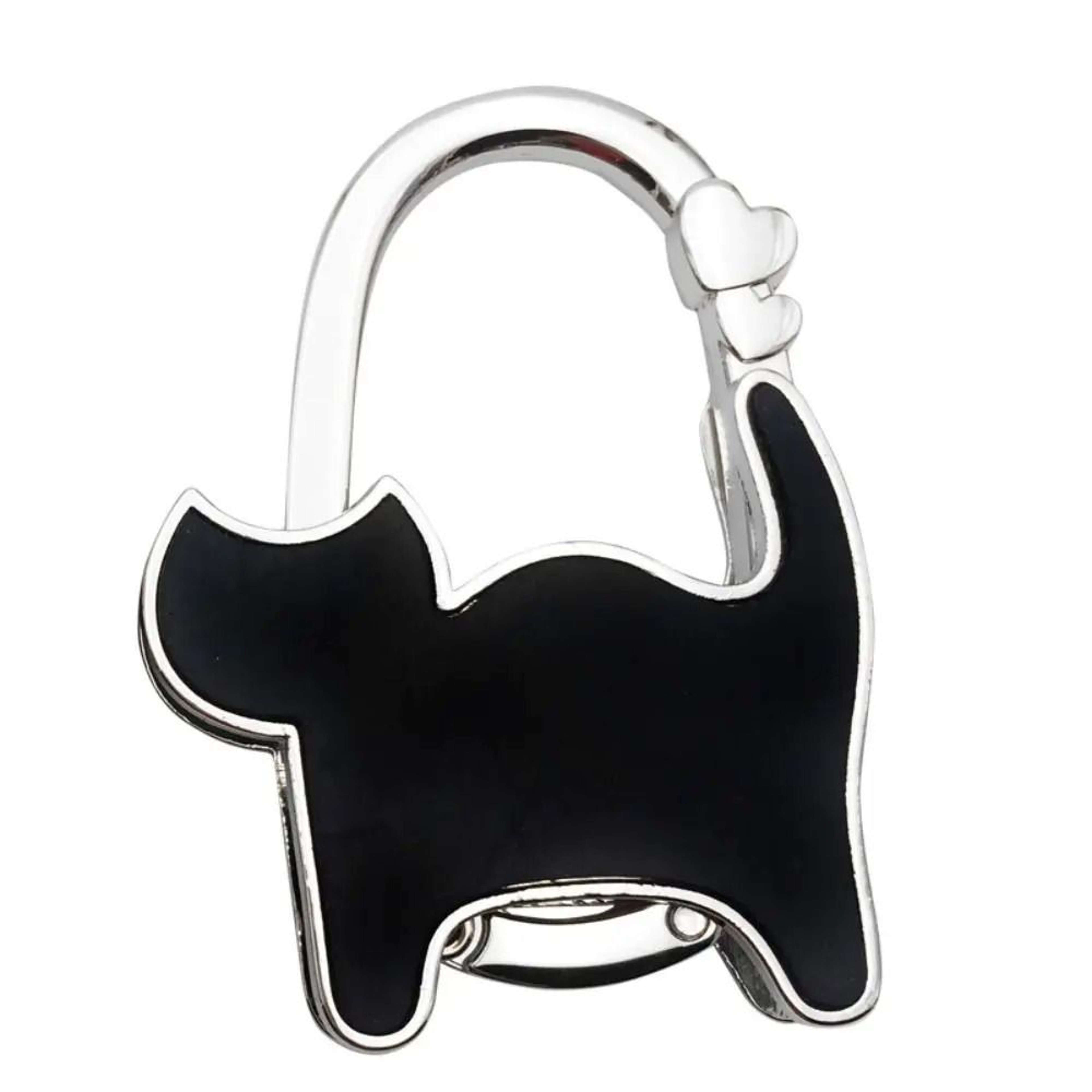 Portable Cat Shape Folding Purse Hanger For Tables 11