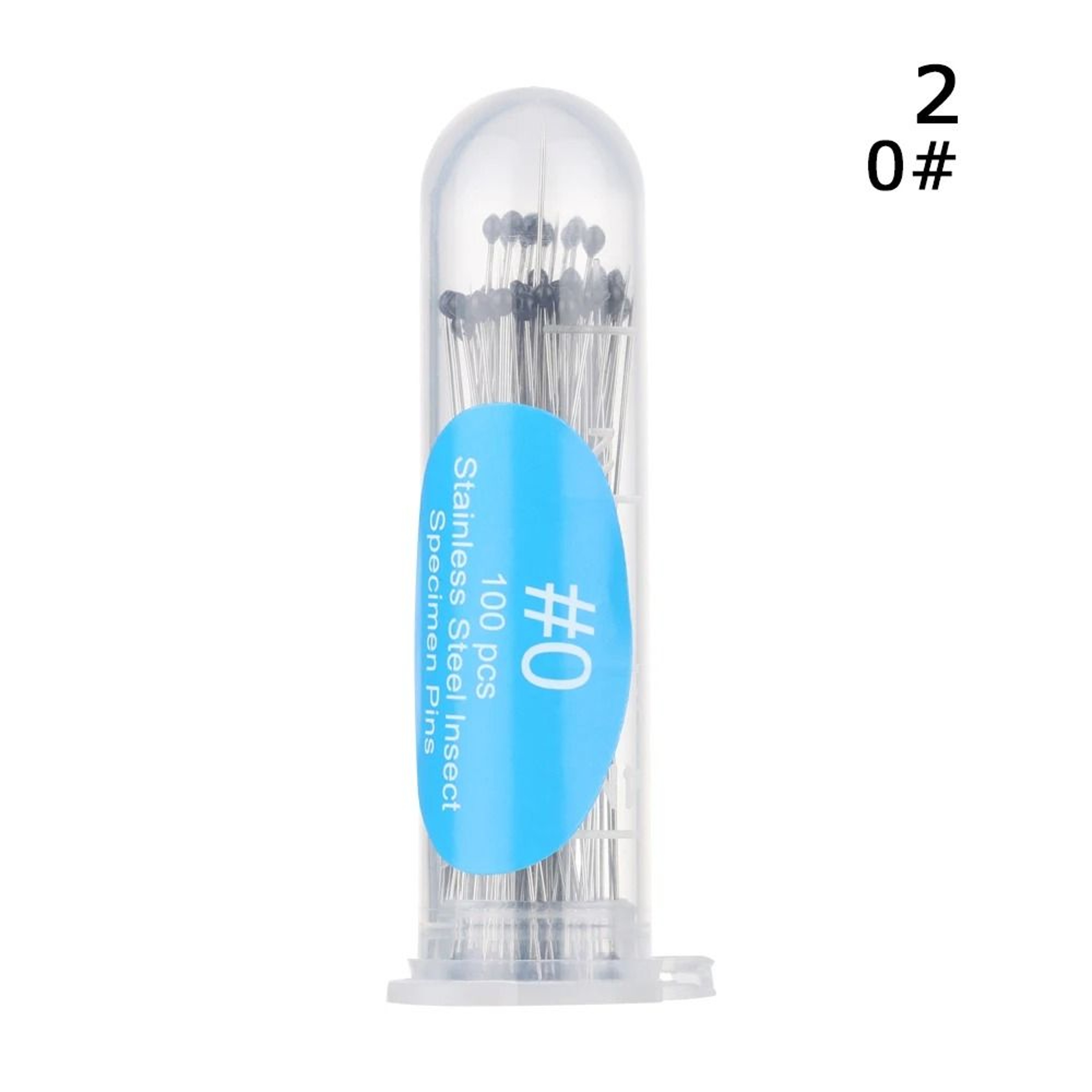 One Hundred Piece Stainless Steel Insect Specimen Pin Set 2