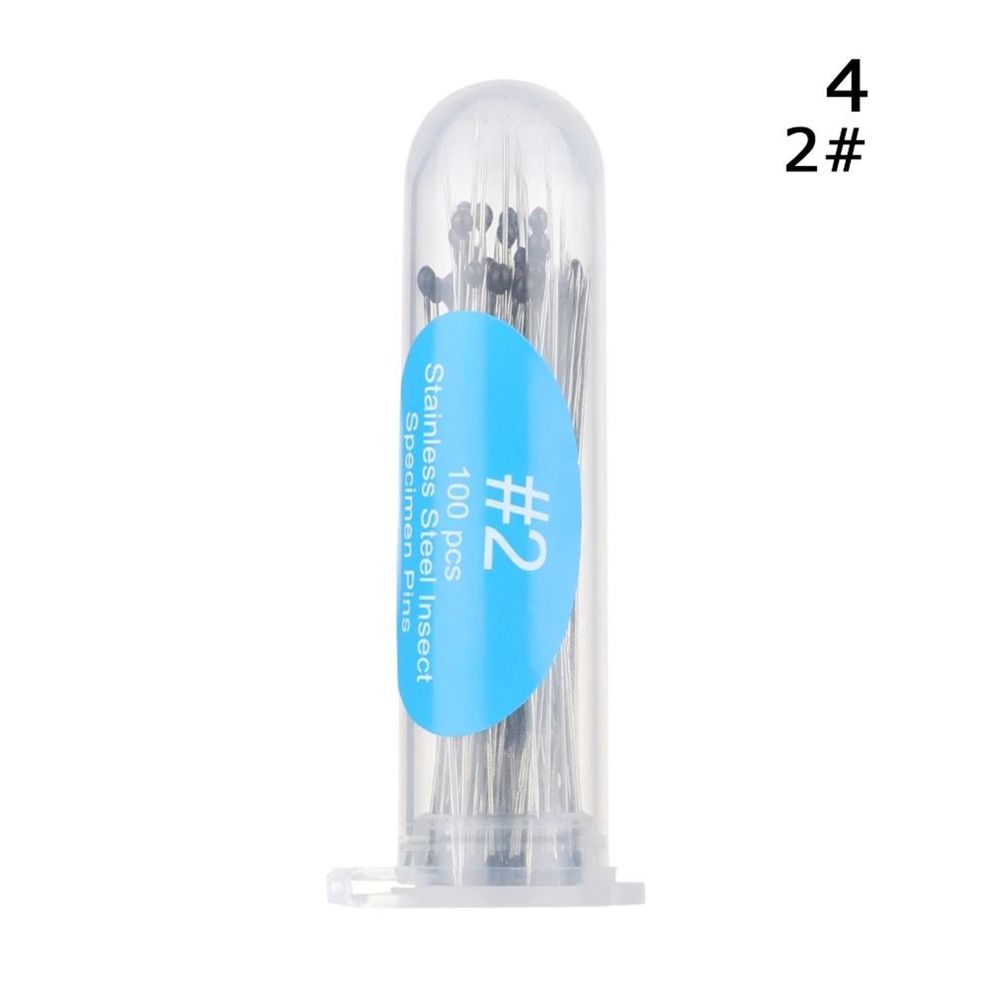 One Hundred Piece Stainless Steel Insect Specimen Pin Set 4