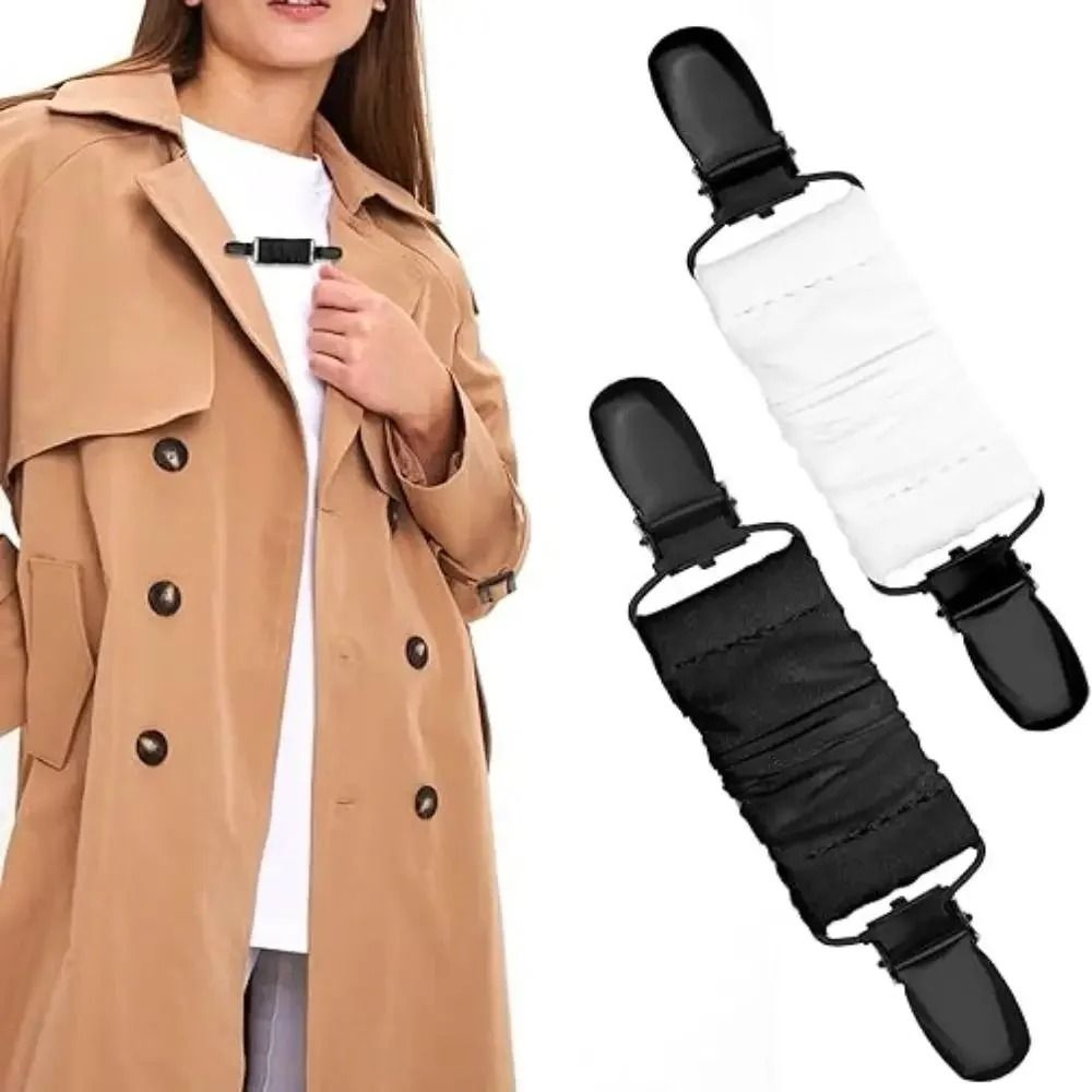Elastic Dress Cinch Clip For Cardigans Shirts And Shawls 0