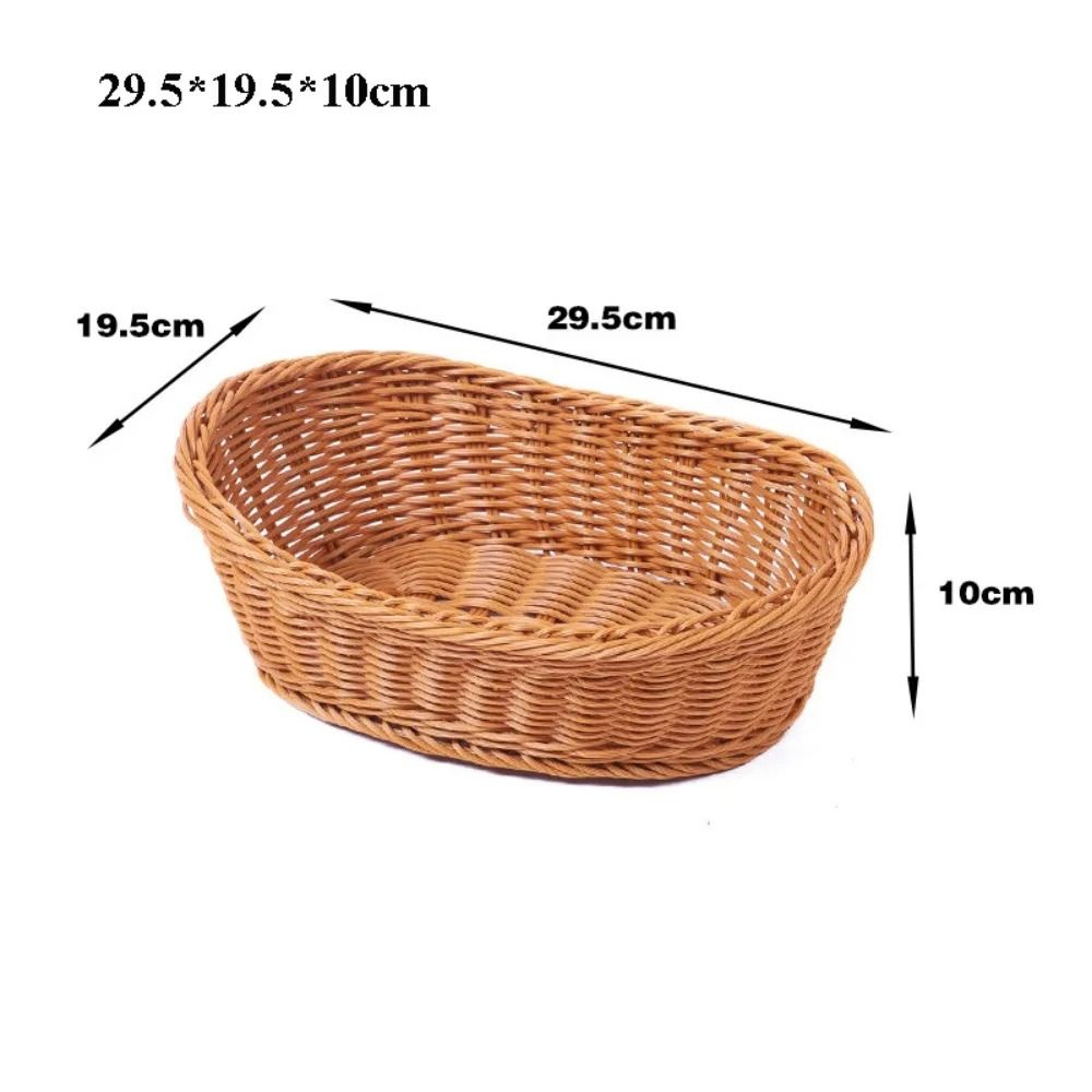 Woven Serving Basket For Bread Fruit And Table Storage 13