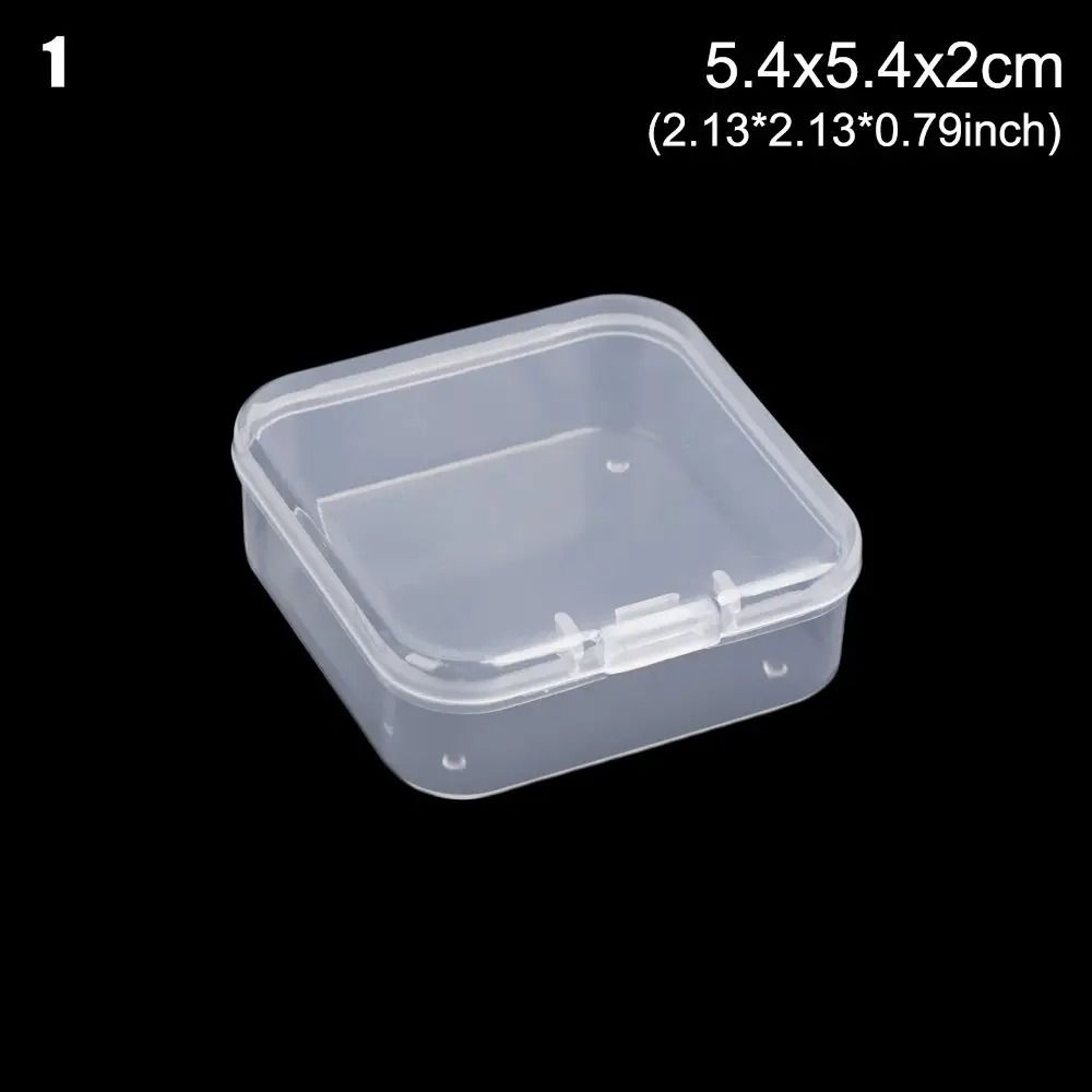 Small Clear Storage Box Bead And Jewelry Organizer 17