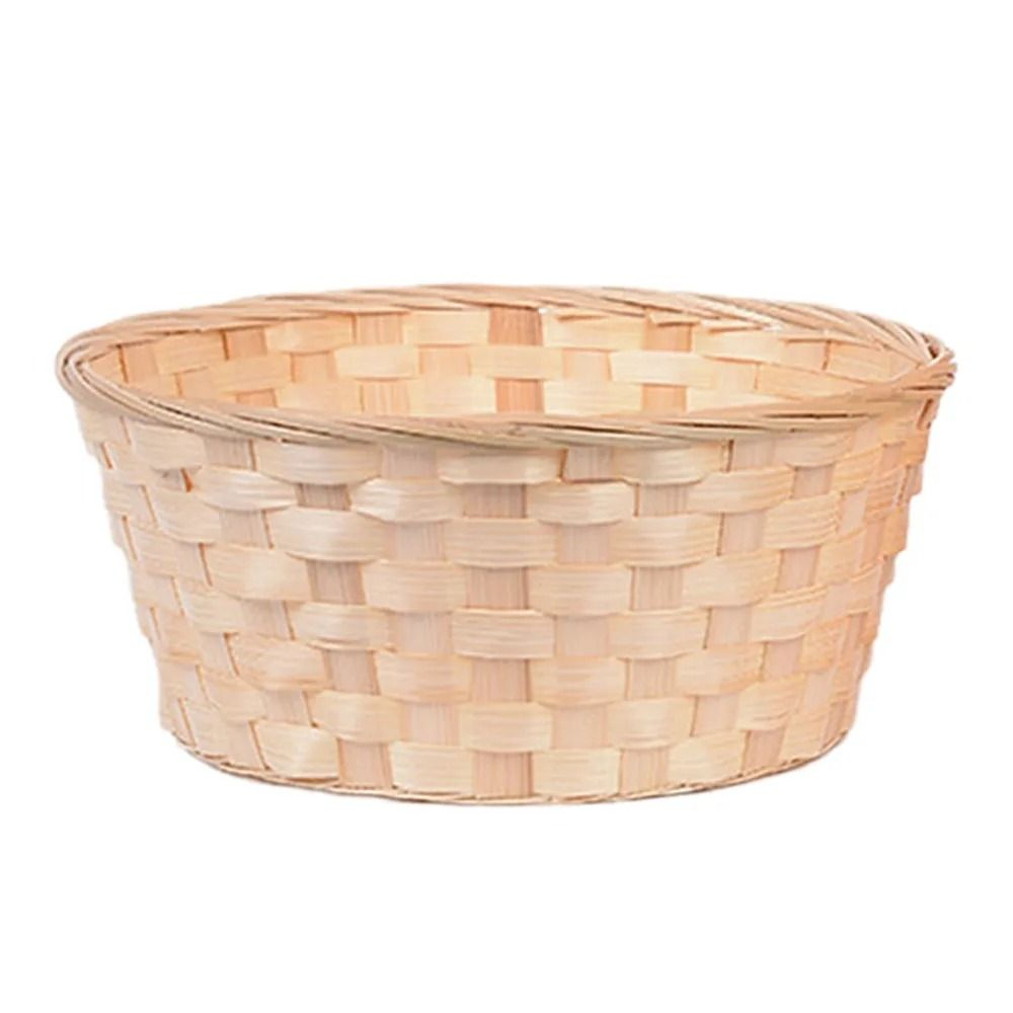Handwoven Yellow Rattan Style Storage And Flower Basket 2