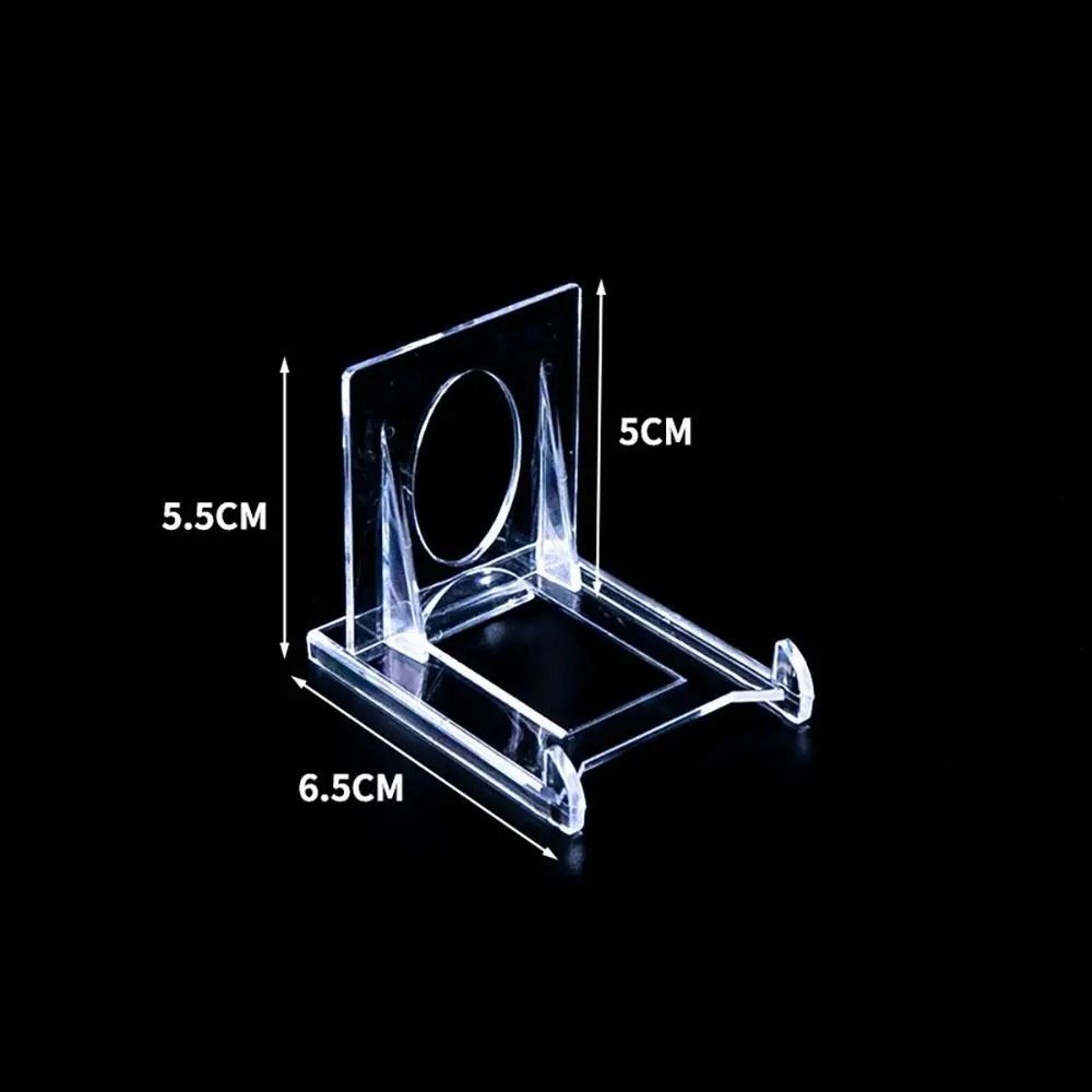 Adjustable Clear Mini Easel Picture And Collectible Display Stand 1