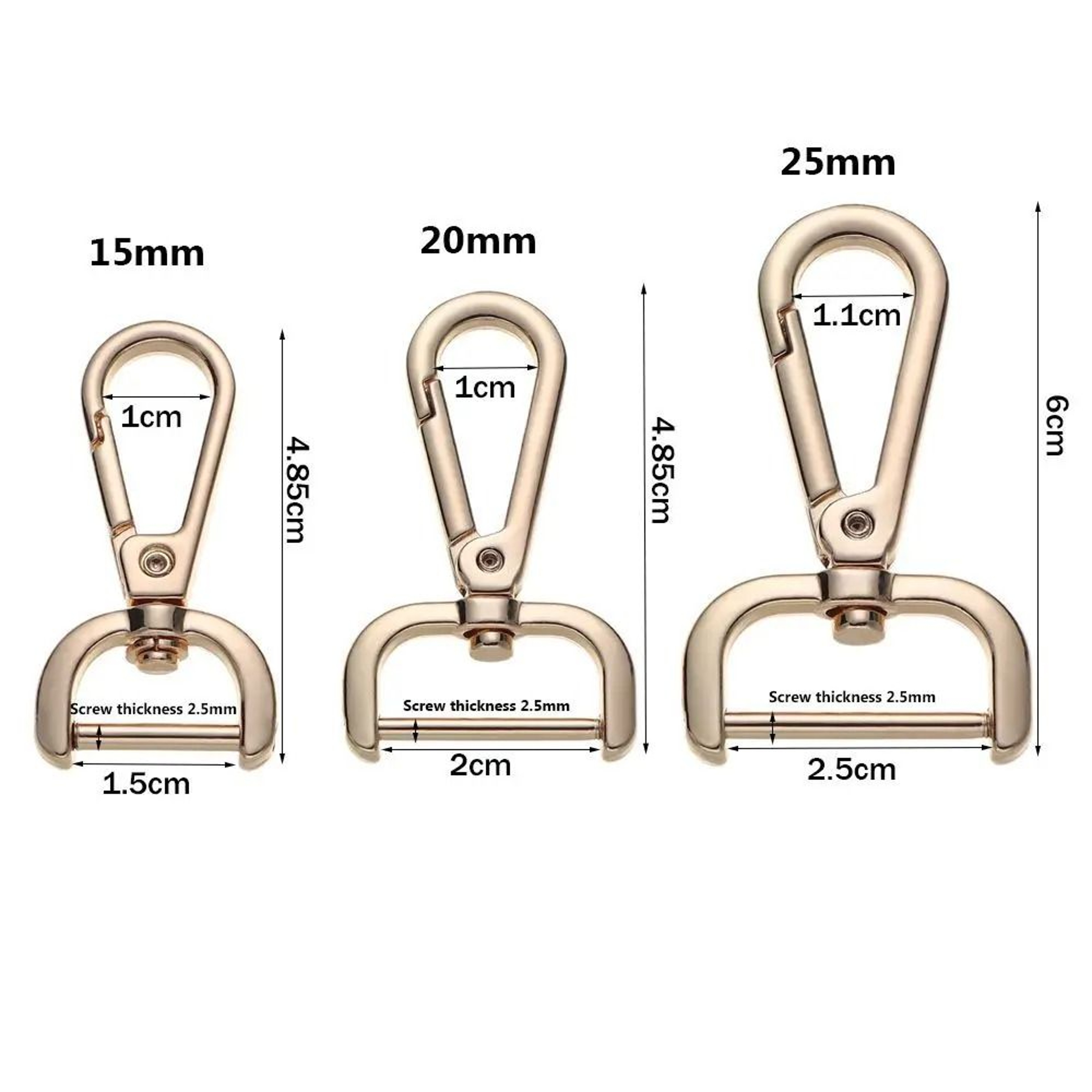 Detachable Keychain Snap Hook And Split Ring Craft Hardware 10