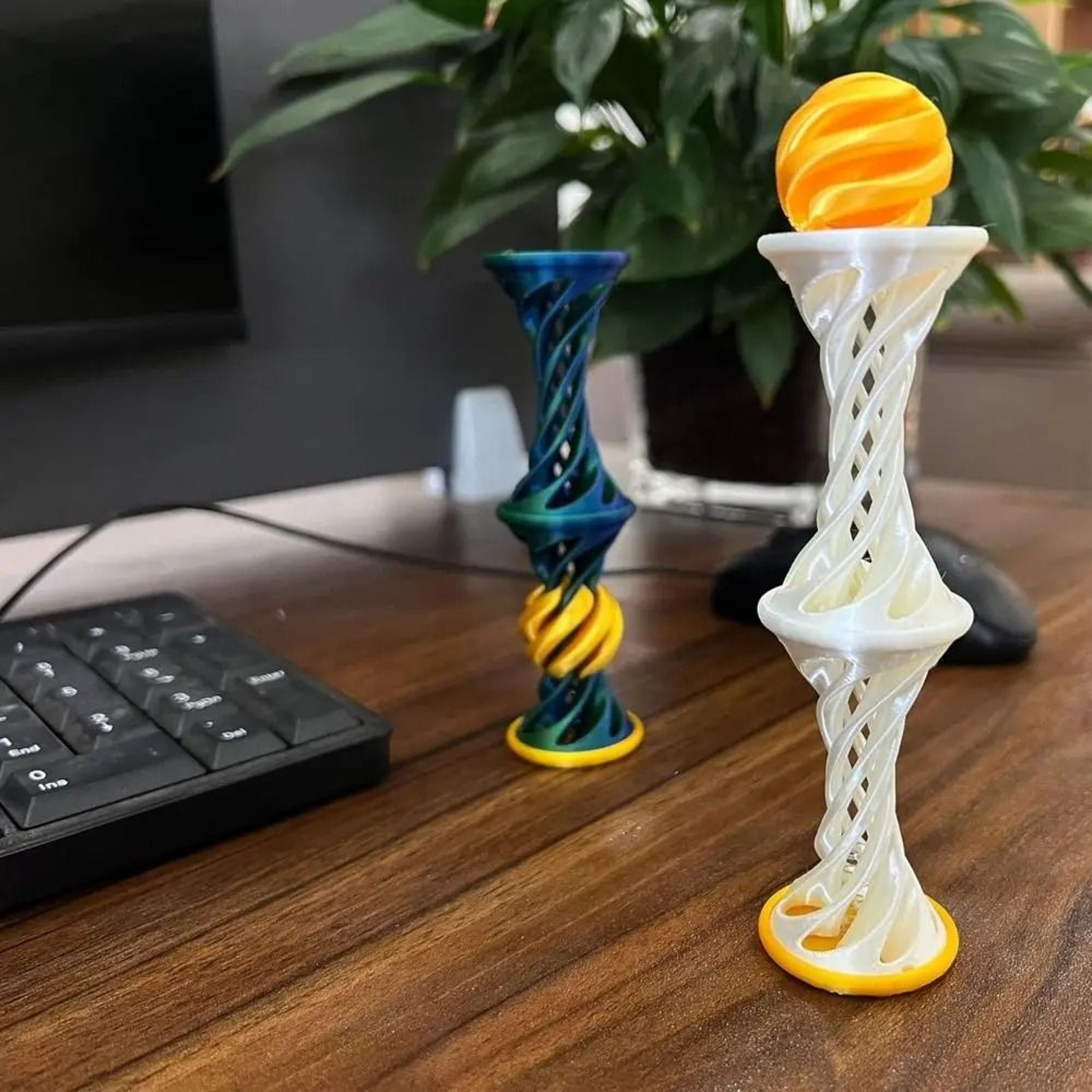 Rotating 3D Printed Gear Ball Sensory Fidget Toy 9