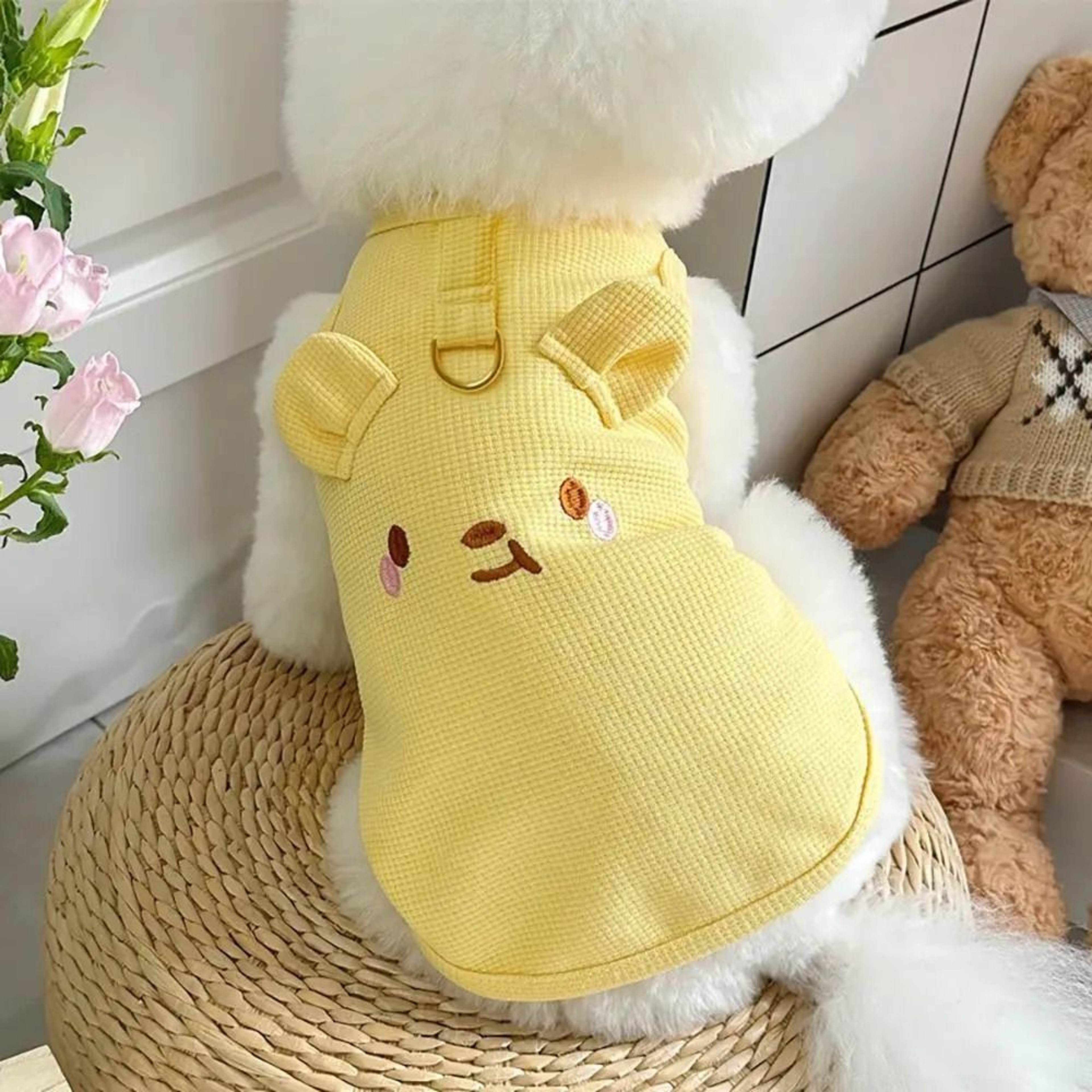 Soft Cotton Cat Vest For Small And Medium Pets 3