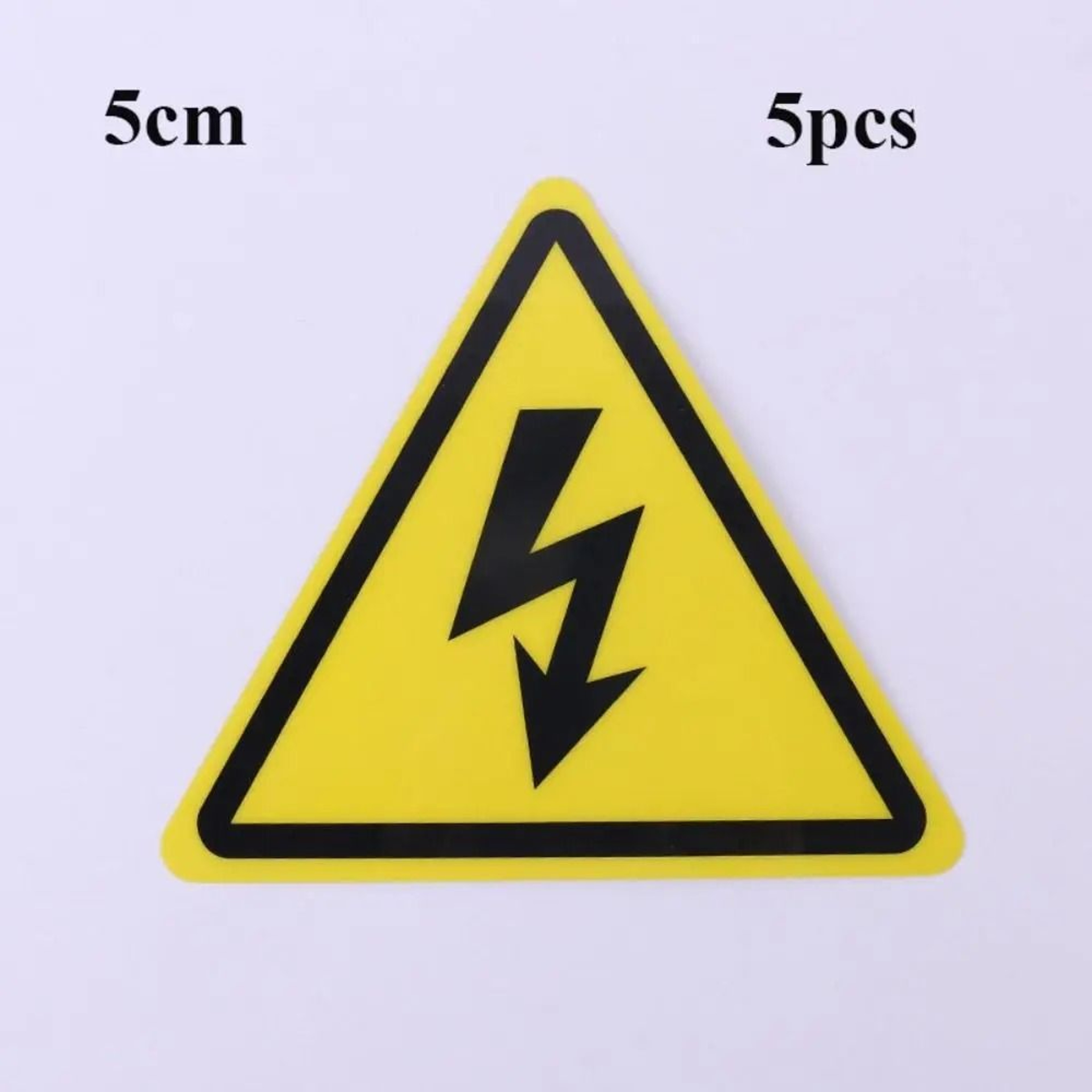 Waterproof Electrical Shock Hazard Warning Stickers For Panels And Equipment 2