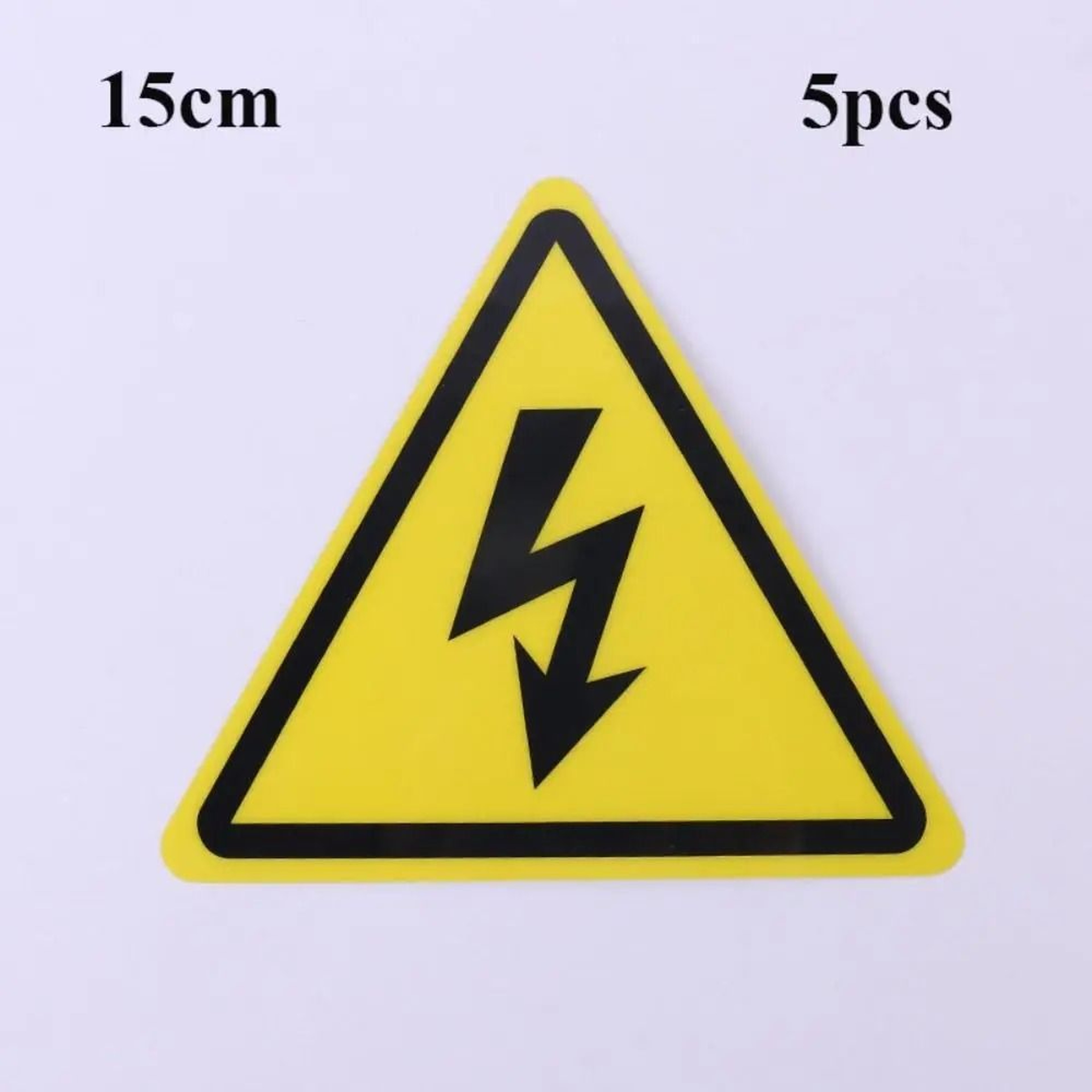 Waterproof Electrical Shock Hazard Warning Stickers For Panels And Equipment 5