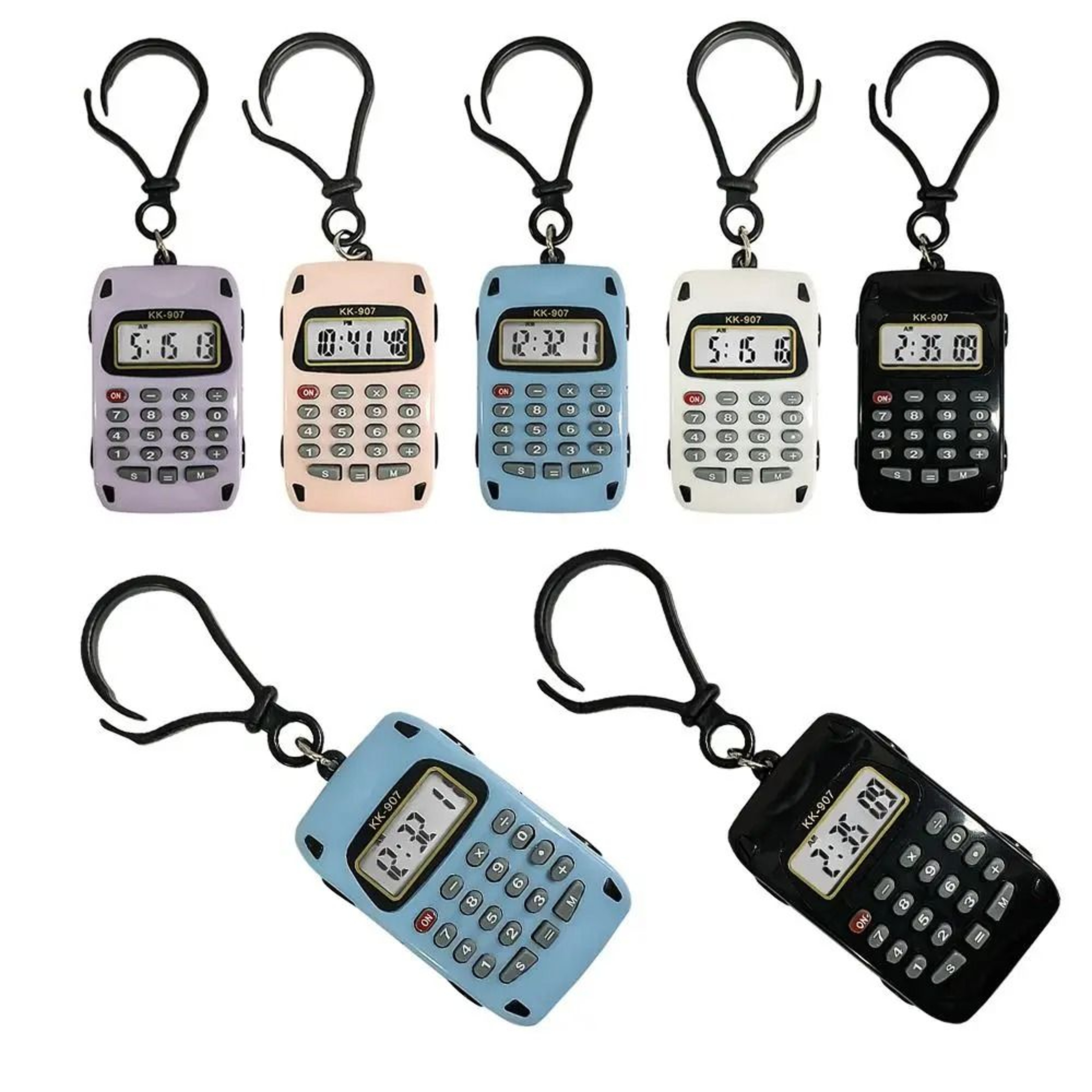 Mini Eight Digit Calculator Keychain For School Travel And Shopping 0
