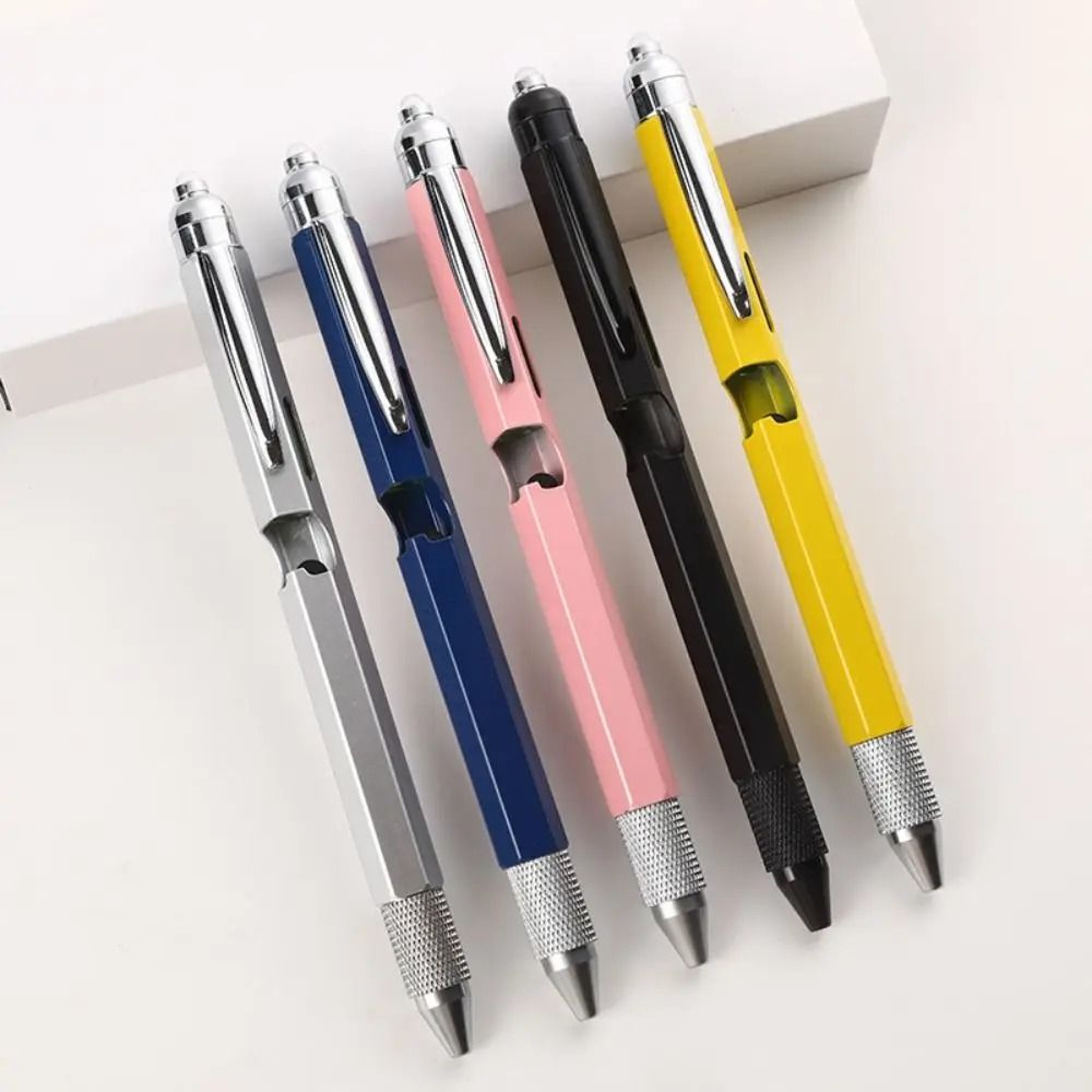 Metal Nine Function Multi Tool Pen With LED And Screwdrivers 7