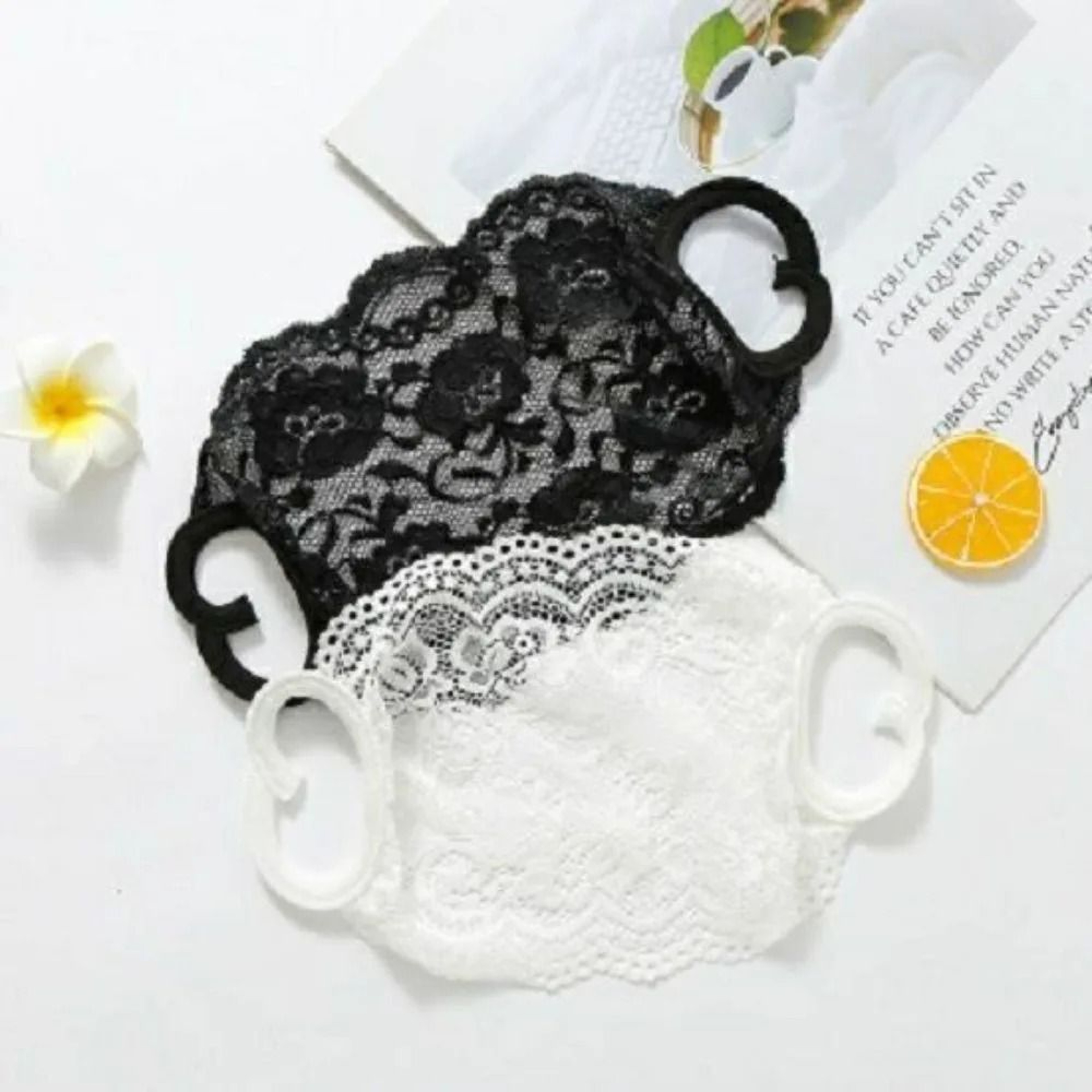 Breathable Lace Face Mask For Lightweight Sun Coverage And Comfort 0