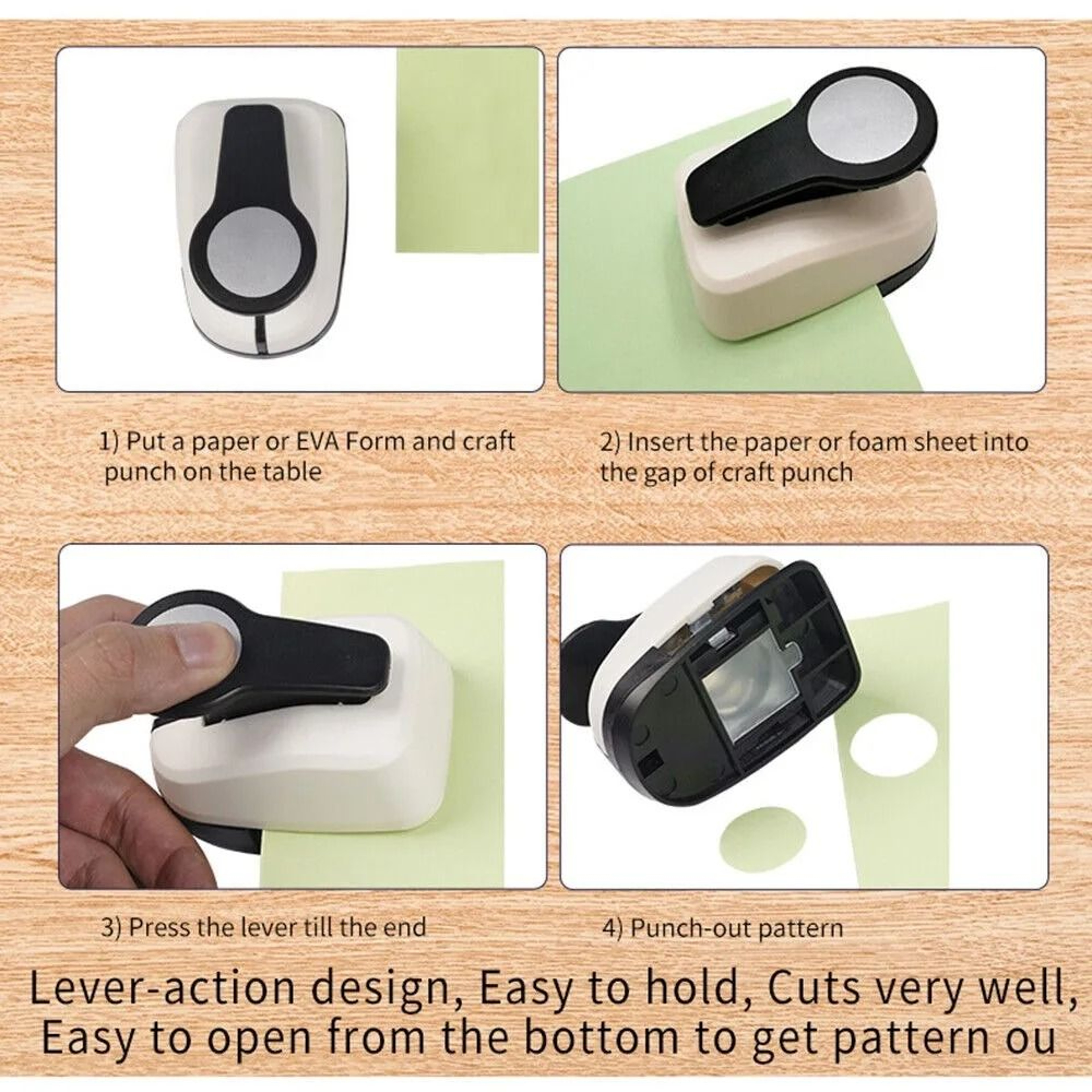 Labor Saving Circle Hole Punch For EVA Foam Craft Projects 9