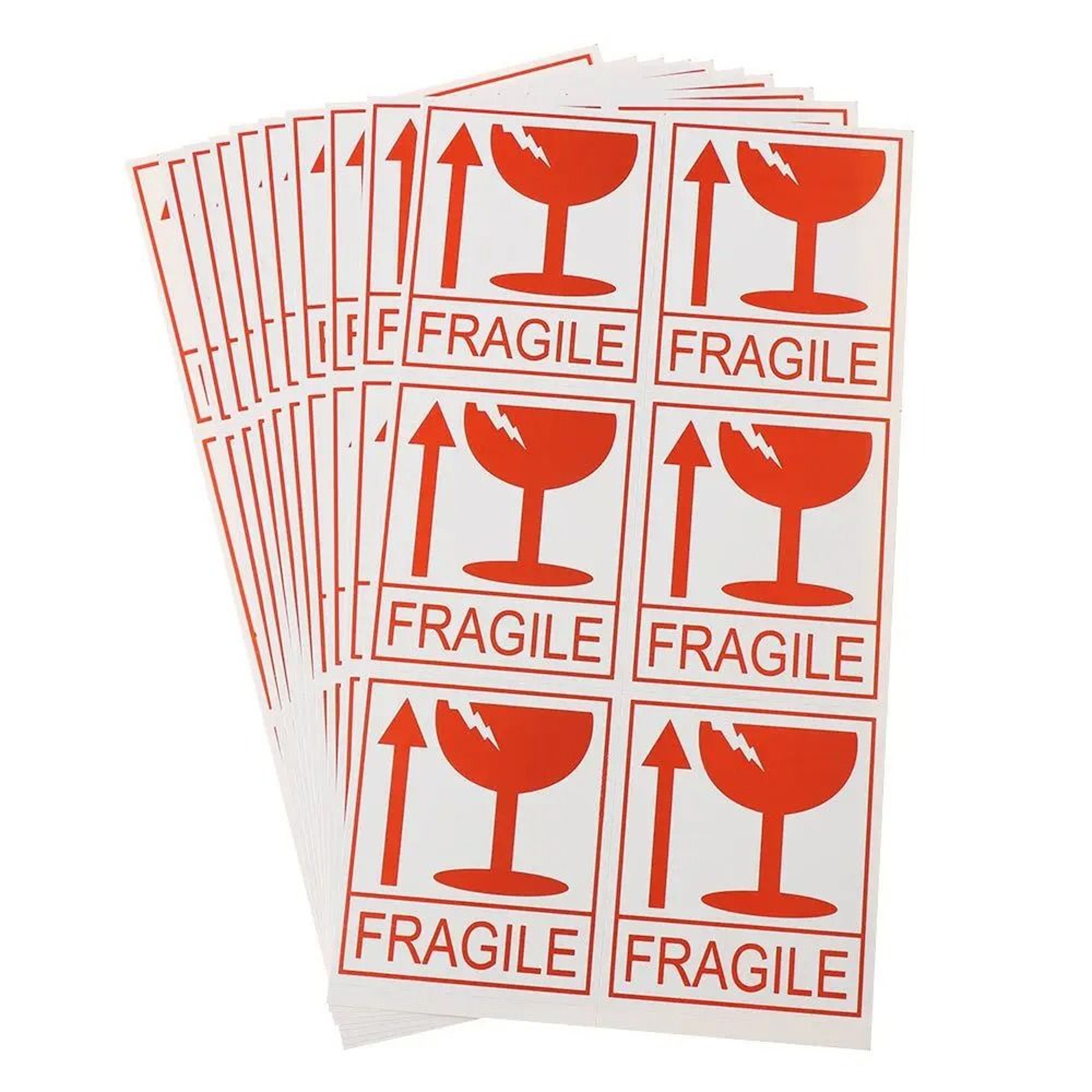 Fragile Handle With Care Shipping Labels For Safer Parcel Packaging 0