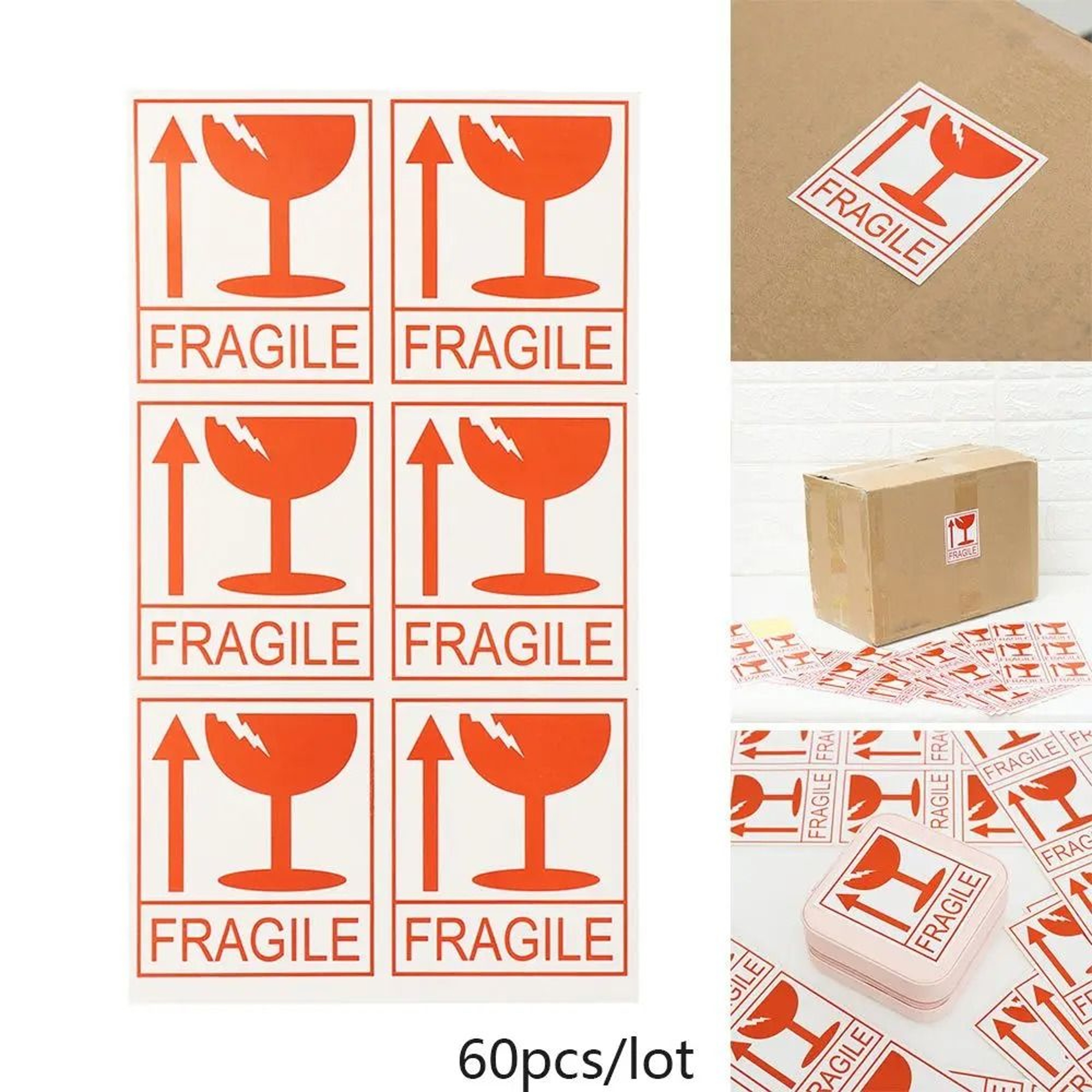 Fragile Handle With Care Shipping Labels For Safer Parcel Packaging 2