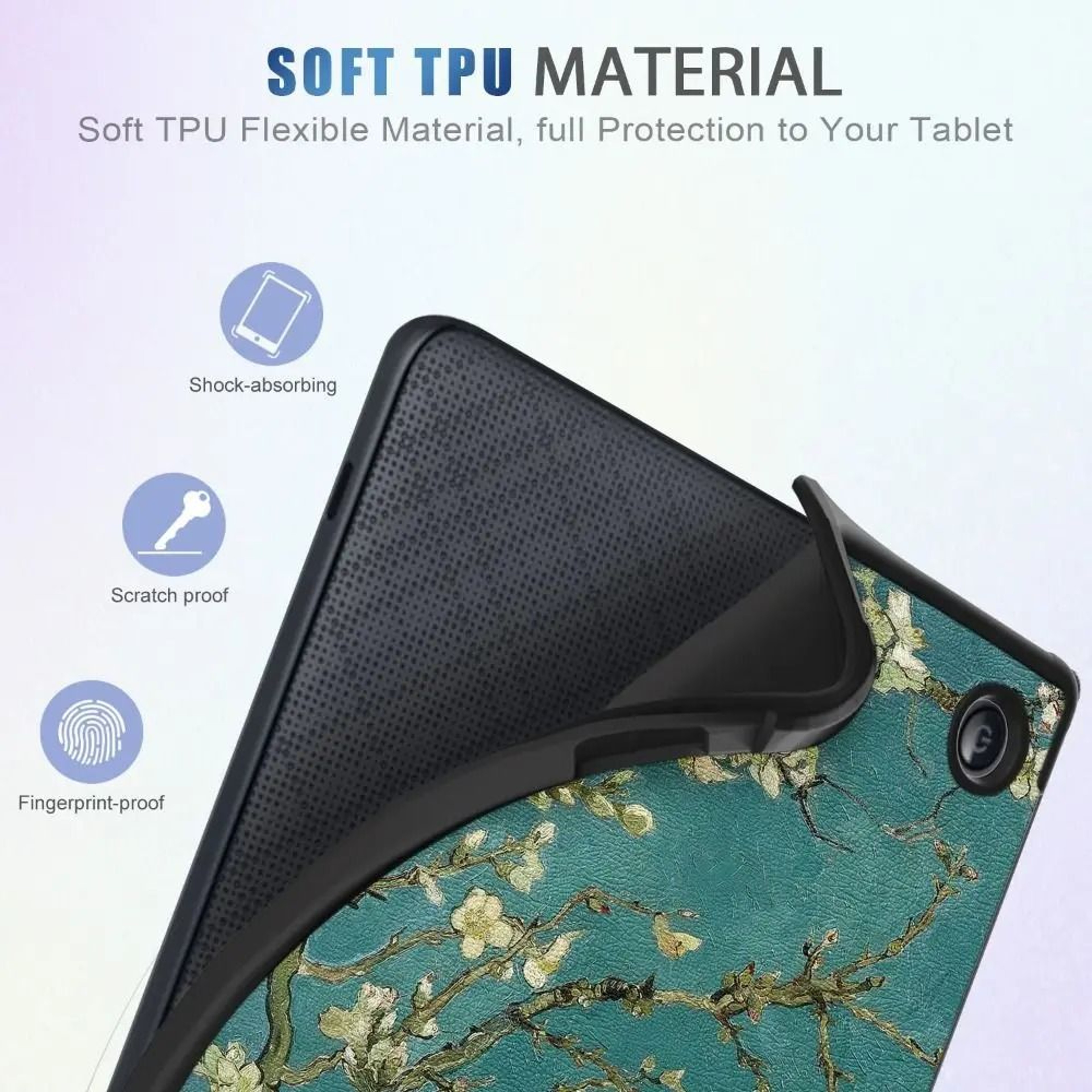 Protective Origami Stand Case For Kobo Libra H2O N873 Reader 9