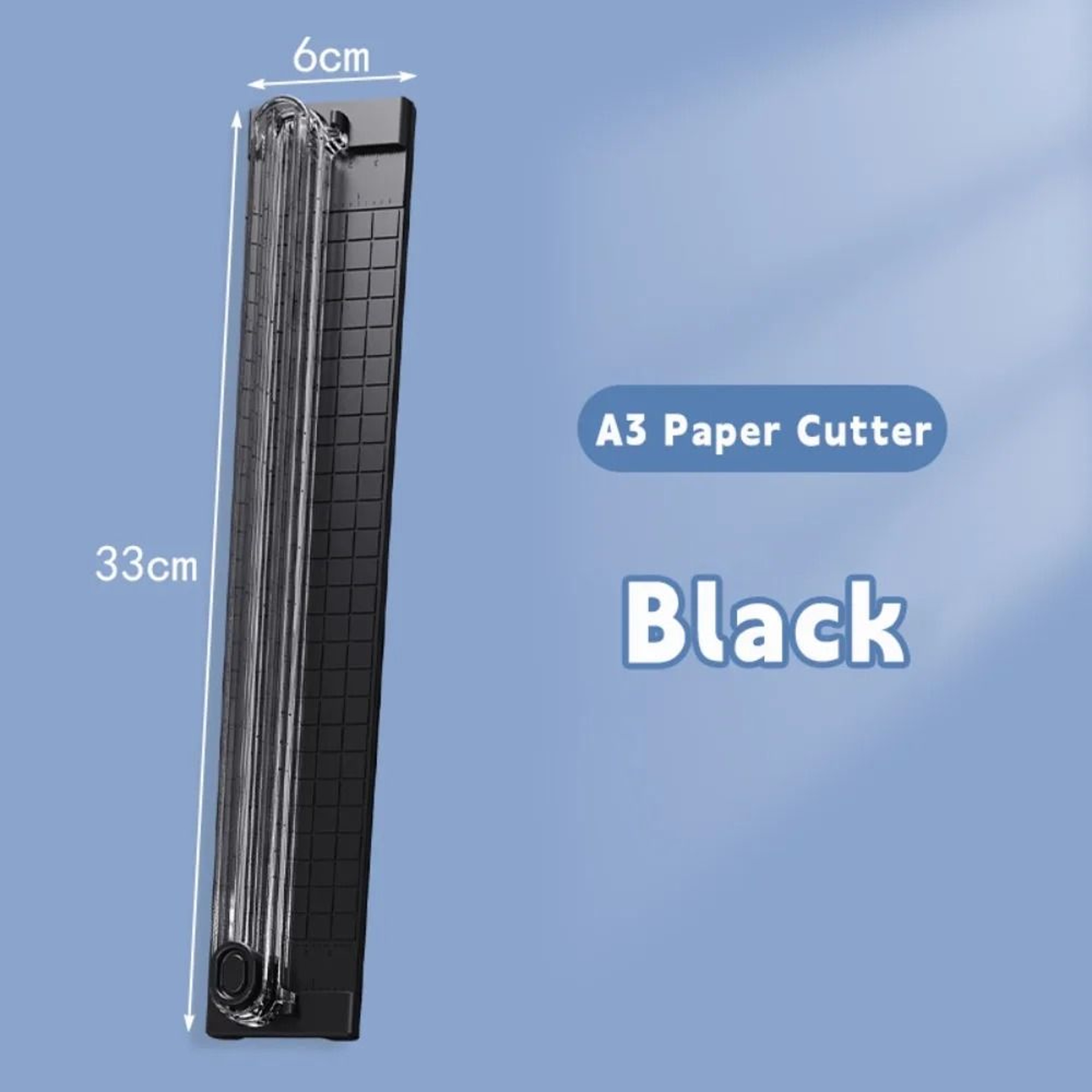 Portable A3 A4 Paper Trimmer With Pull Out Measuring Ruler 3
