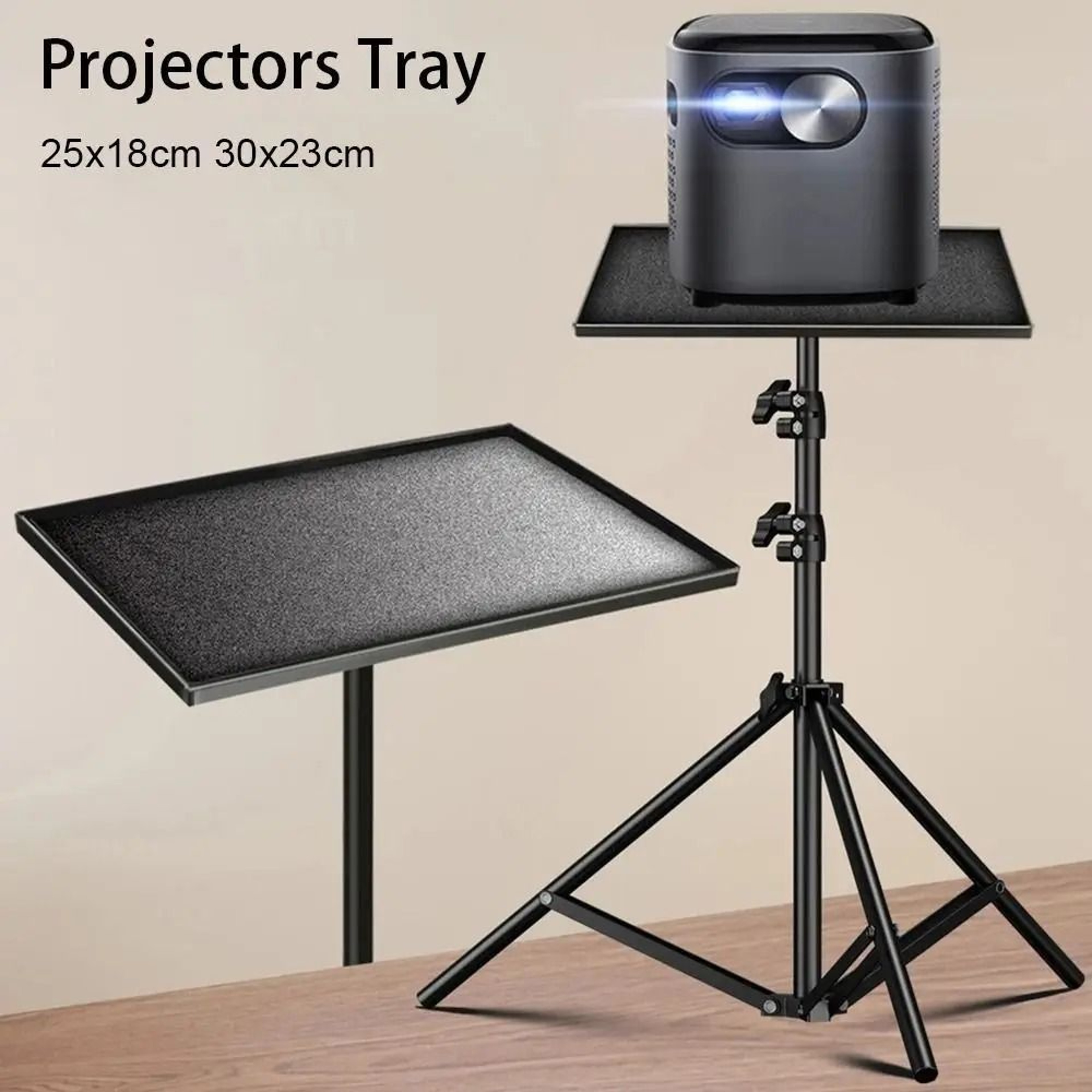 Universal Projector Tray For Tripod Stand And Laptop Platform 5