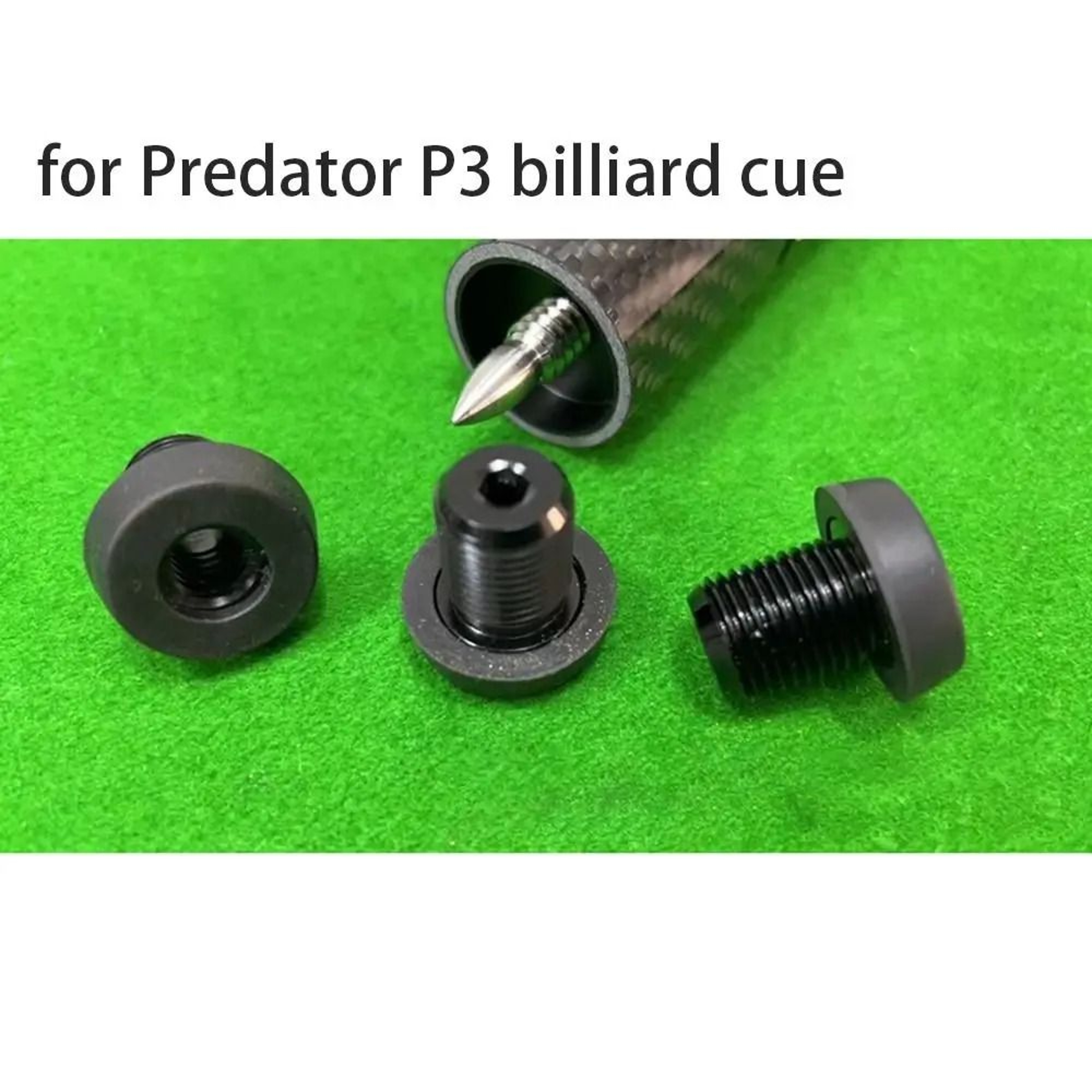 Pool Cue Rubber Butt Bumper Bottom Protector Replacement Plug 11