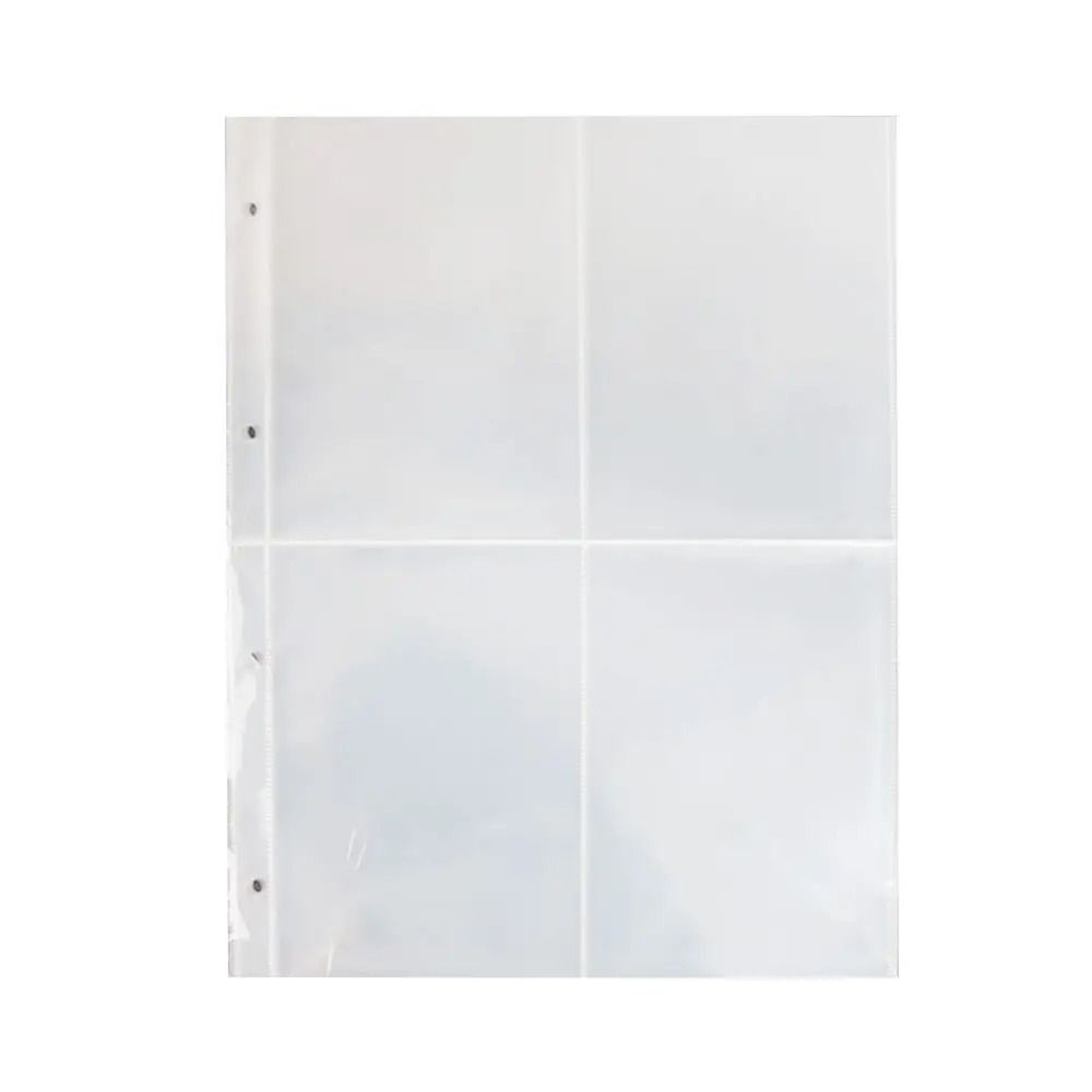 A4 Clear Photo Album Refill Pages For Four Ring Binder 3