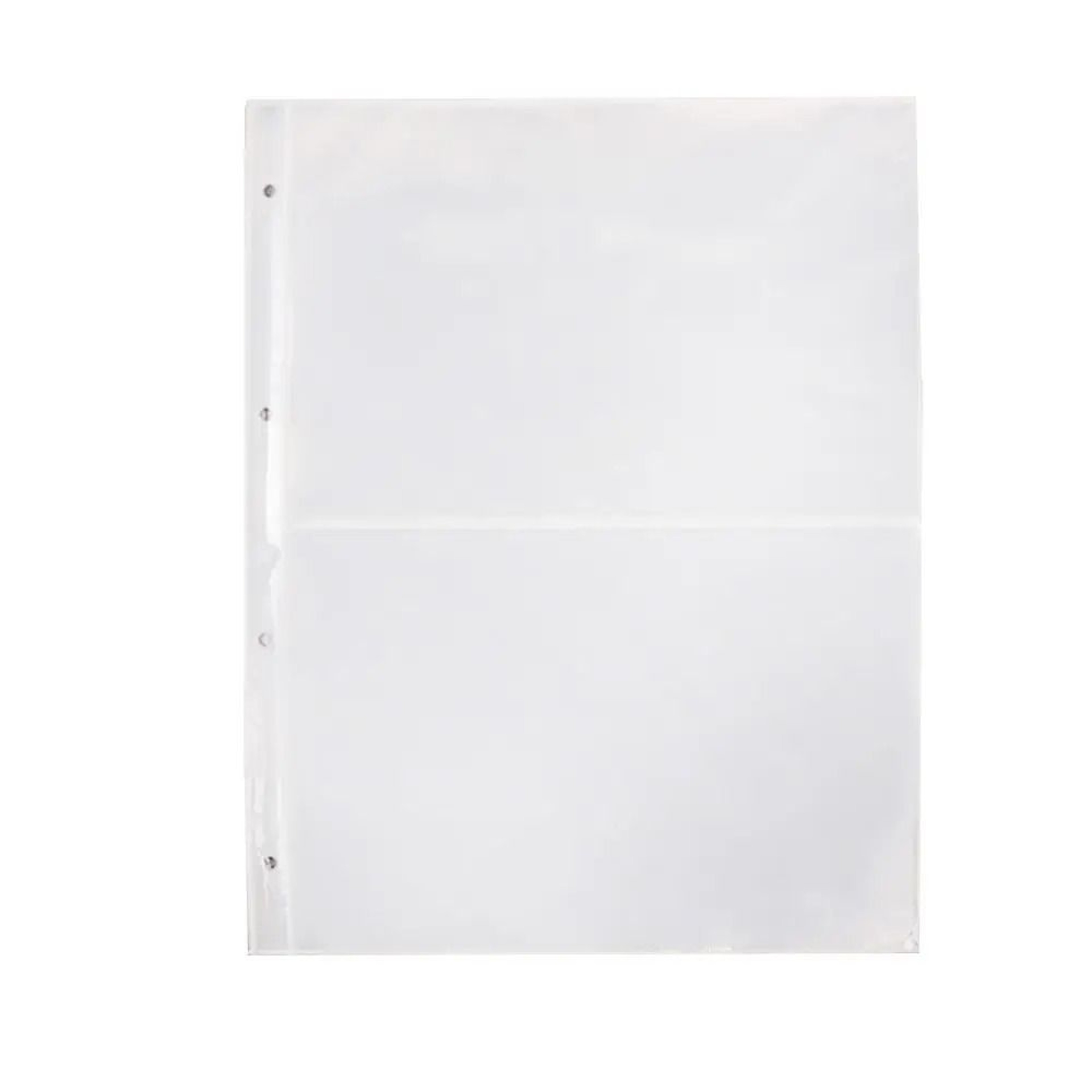 A4 Clear Photo Album Refill Pages For Four Ring Binder 2