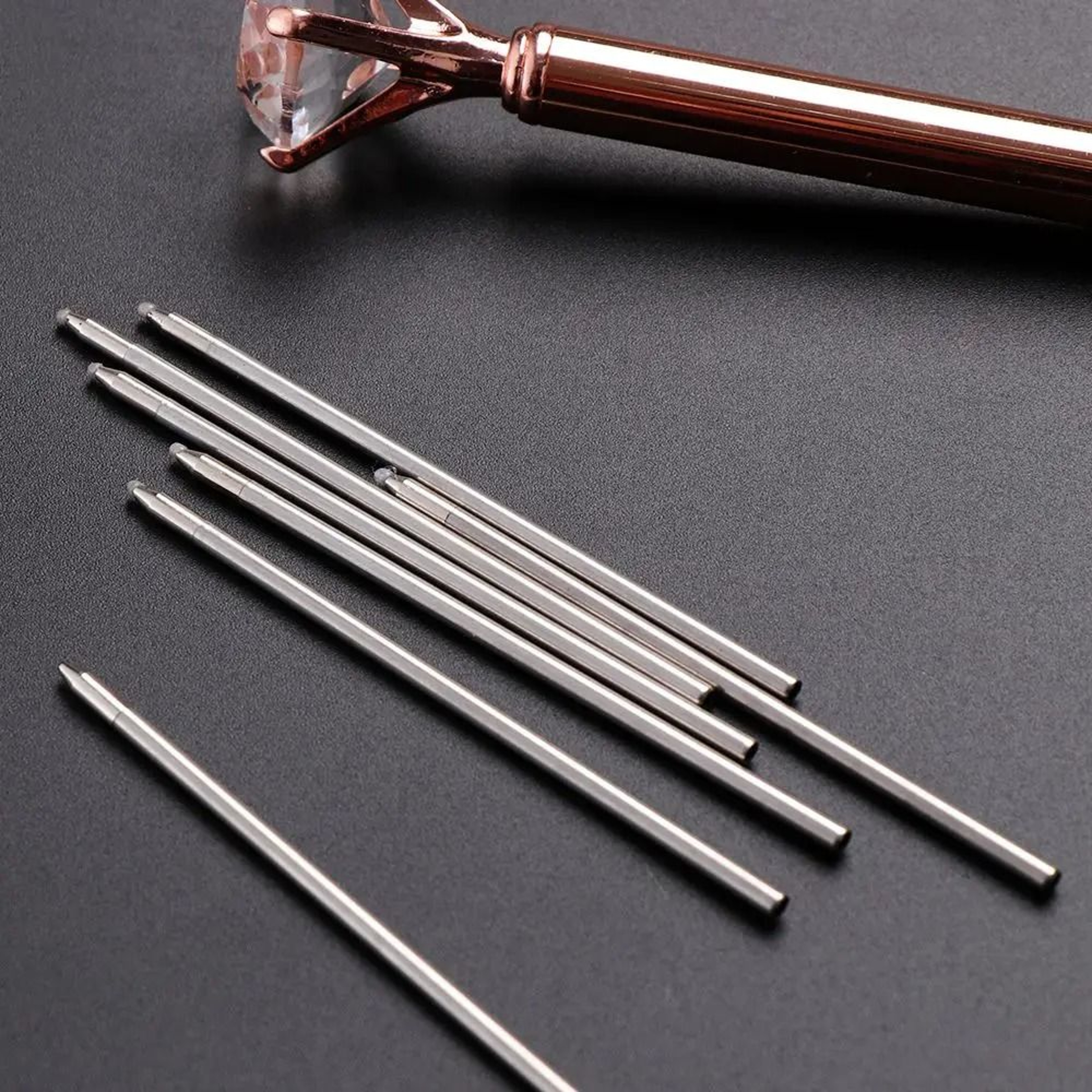 Five Piece 68MM Ballpoint Pen Refill Set For Crystal And Gravity Pens 5