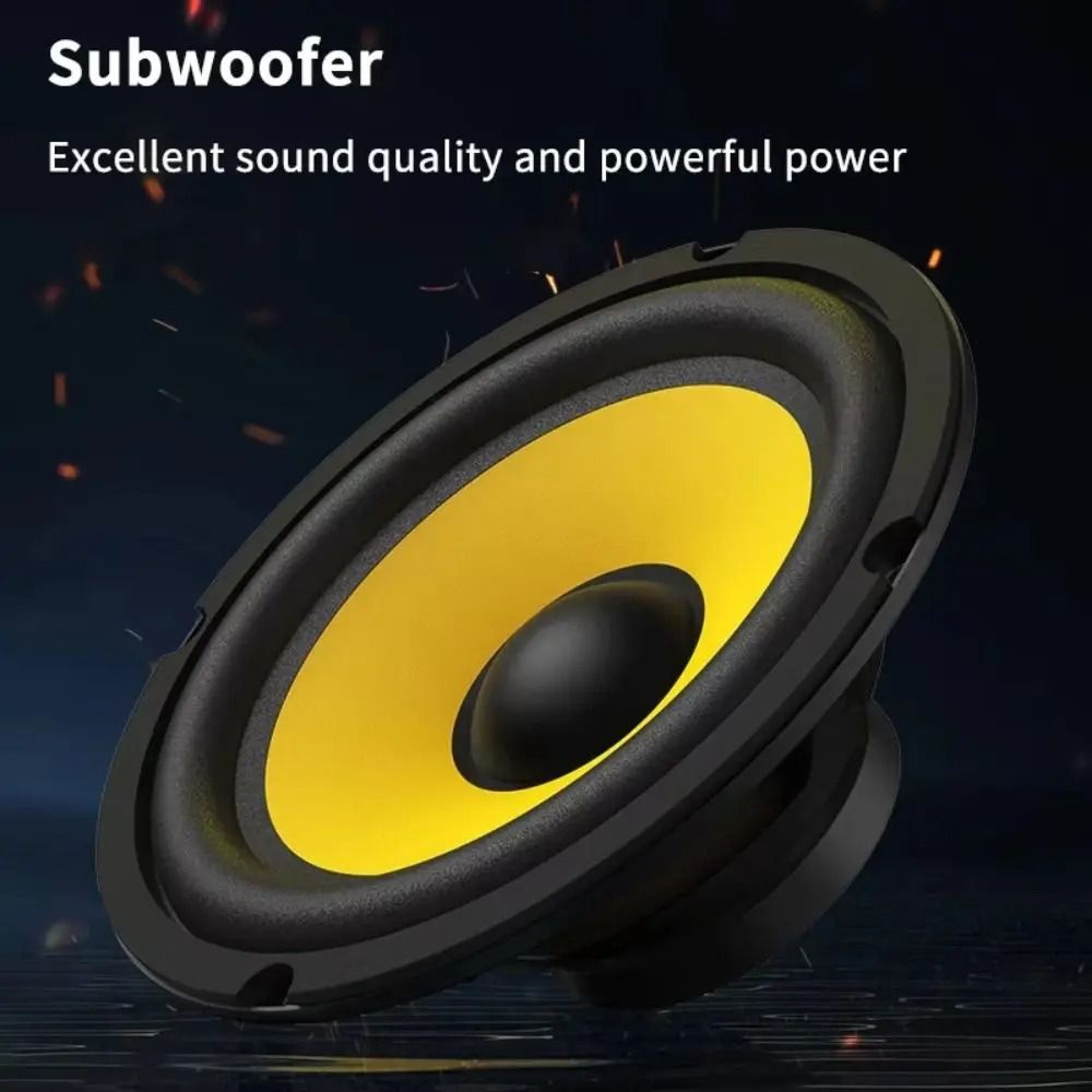 Universal Full Range Car Bass Speaker In Multiple Sizes 6