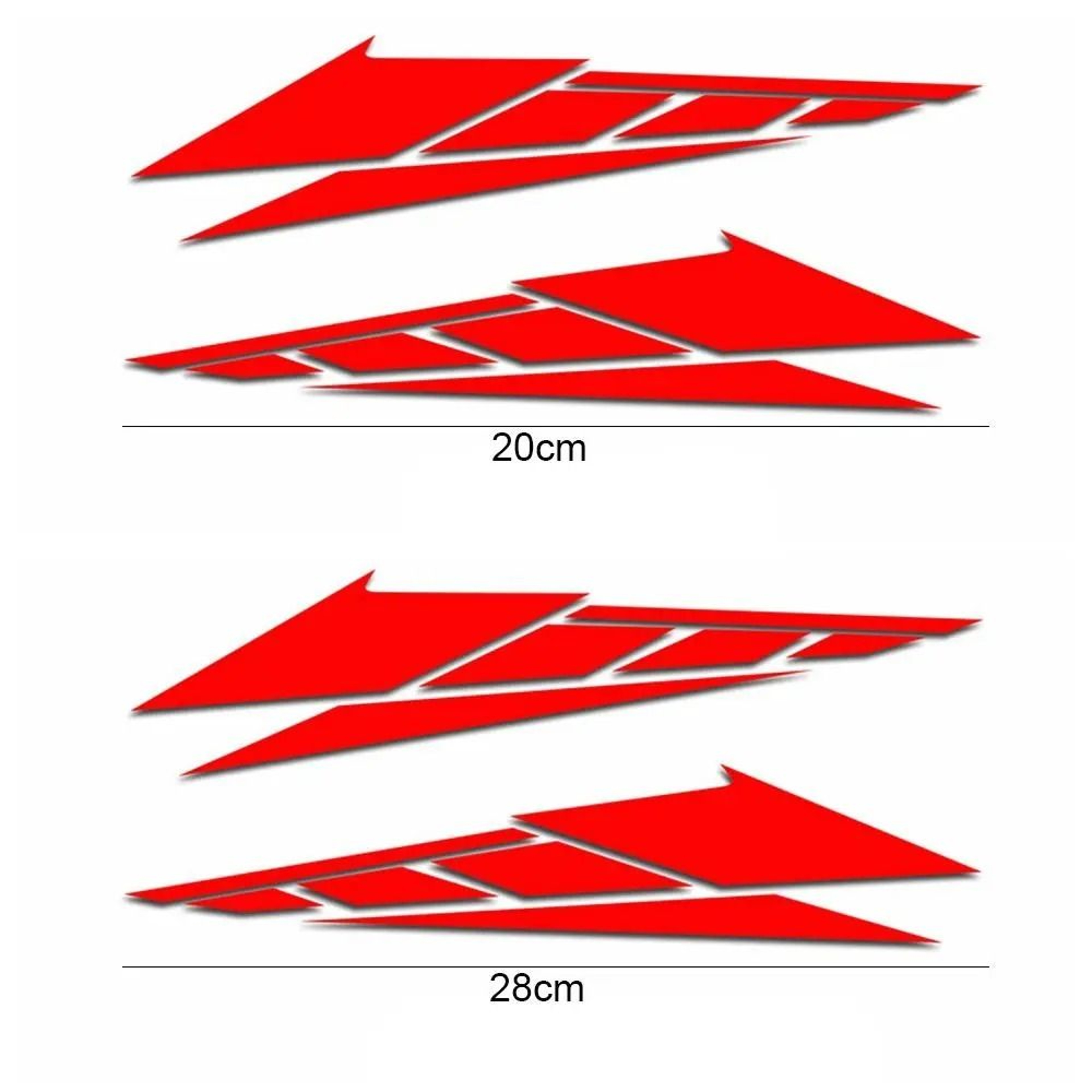 Multicolor PET Motorcycle Tail Box Decorative Sticker 6