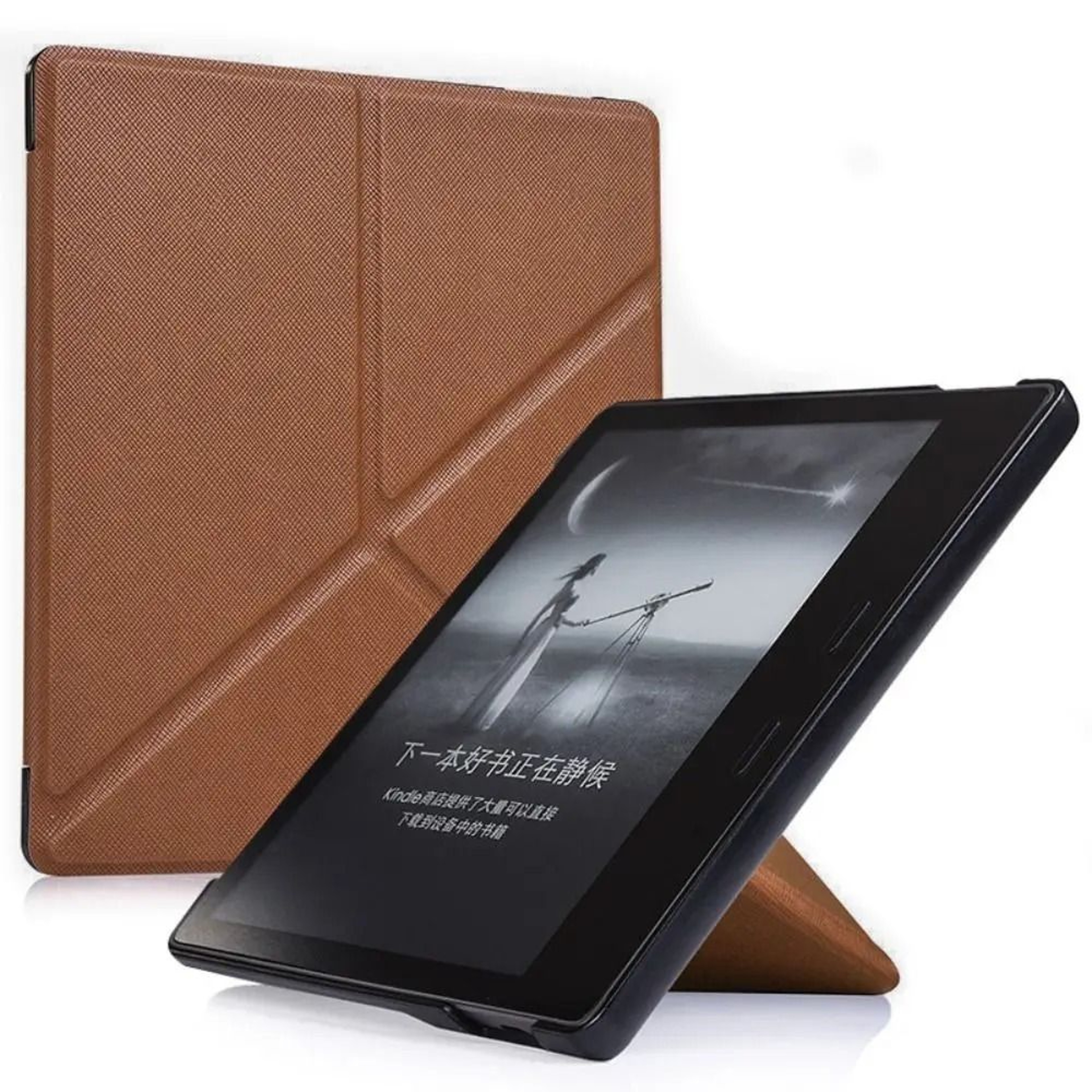 PU Leather Folio Stand Case For Kindle Oasis 2 And 3 2