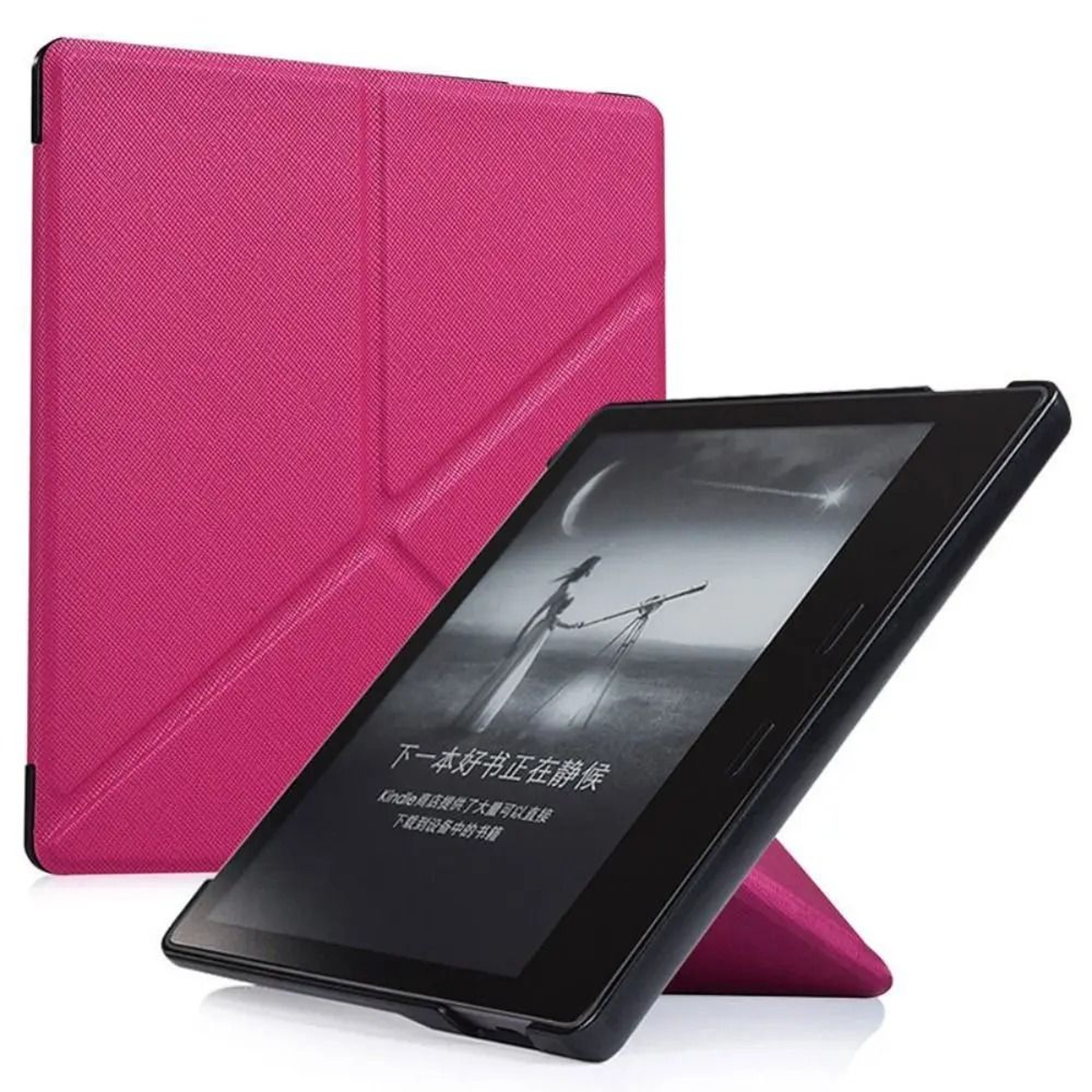 PU Leather Folio Stand Case For Kindle Oasis 2 And 3 10