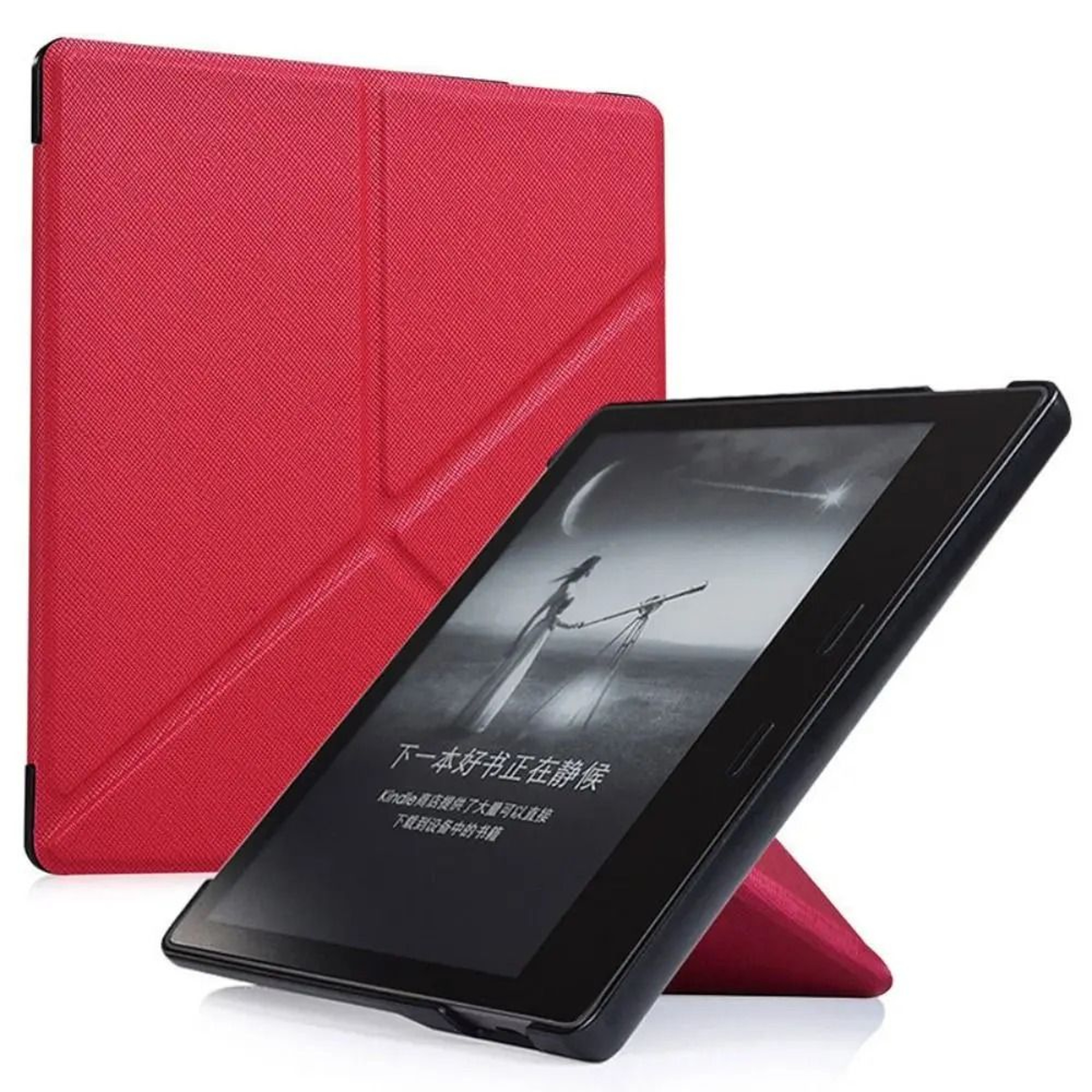 PU Leather Folio Stand Case For Kindle Oasis 2 And 3 6