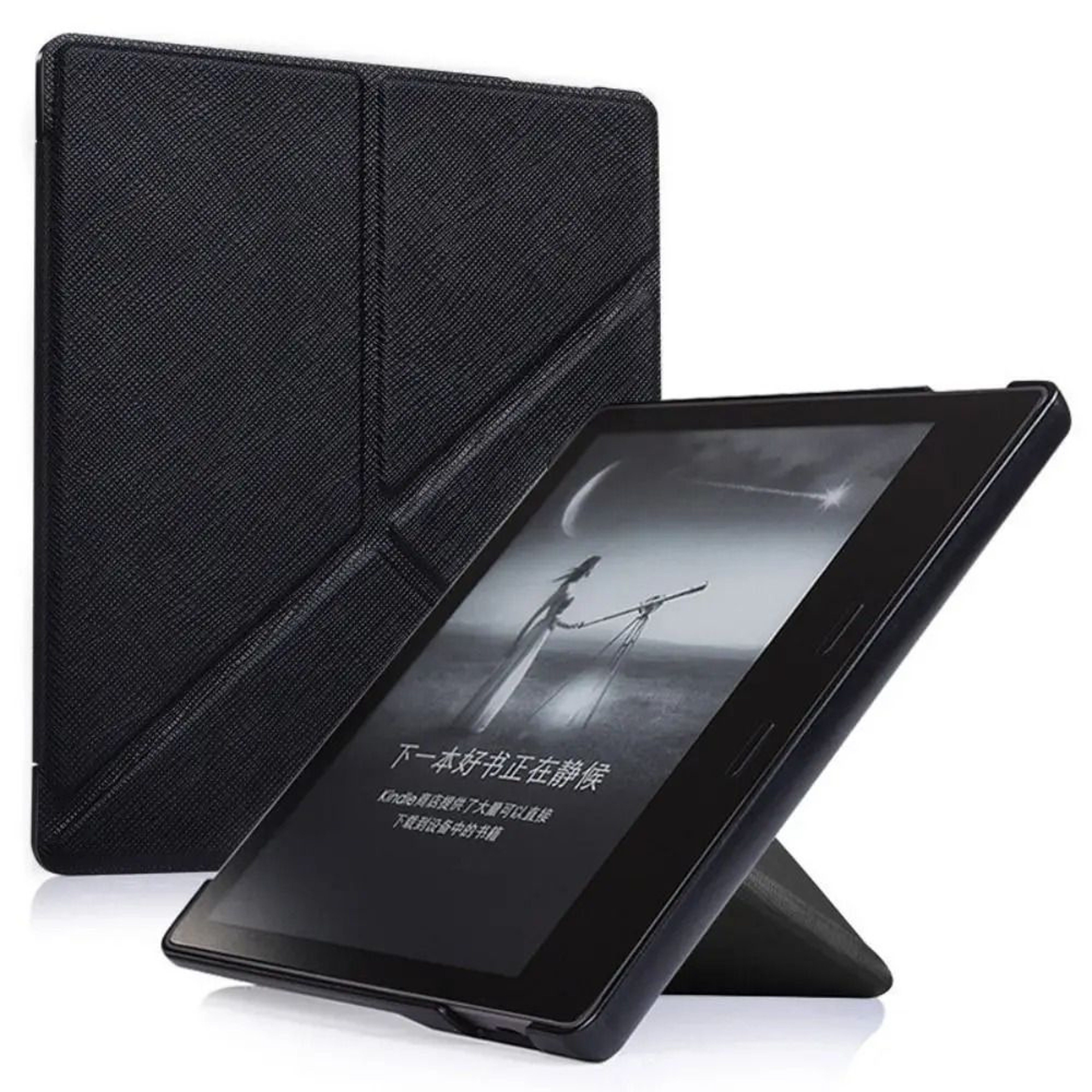 PU Leather Folio Stand Case For Kindle Oasis 2 And 3 1