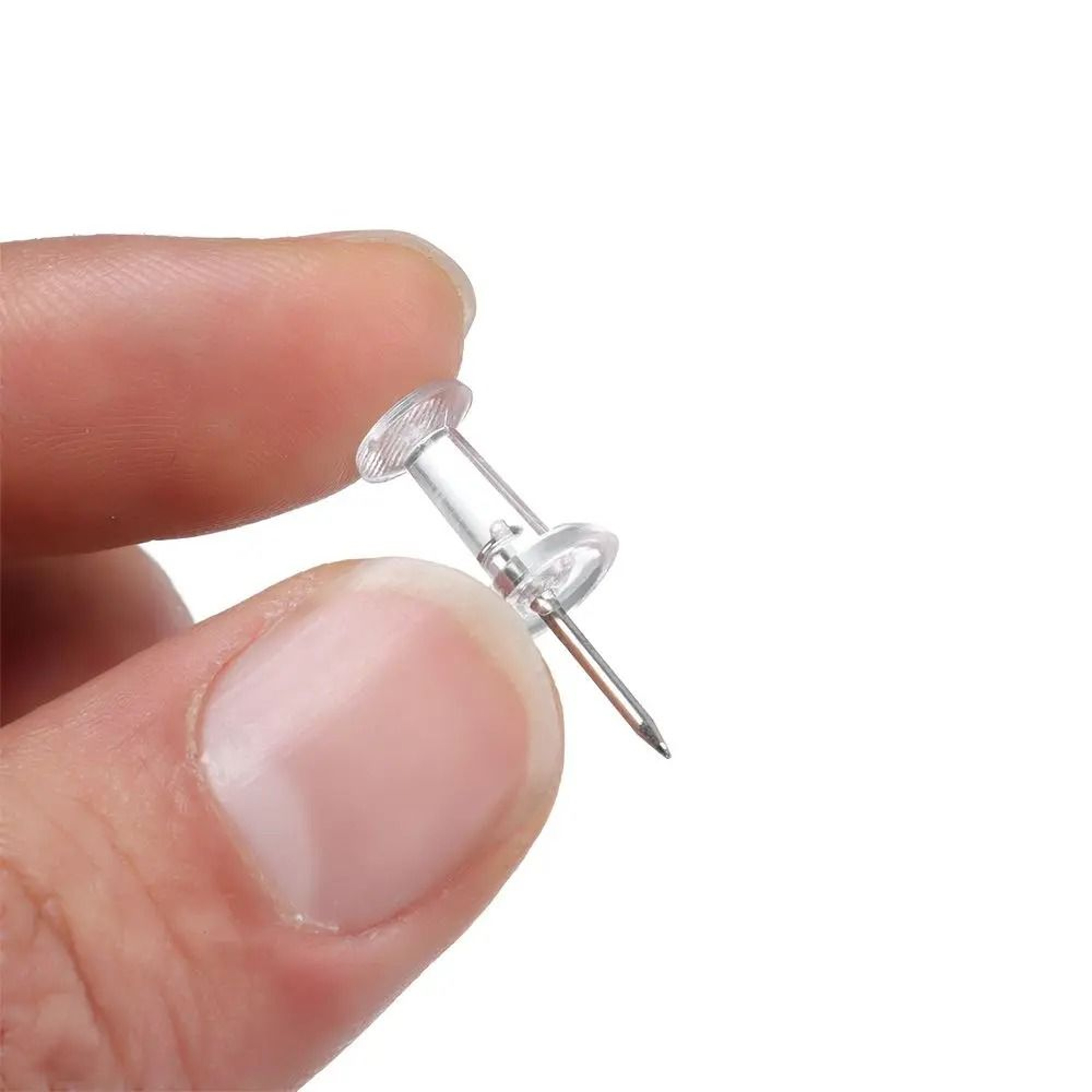 100 Piece Clear Push Pins For Office School And Cork Boards 6