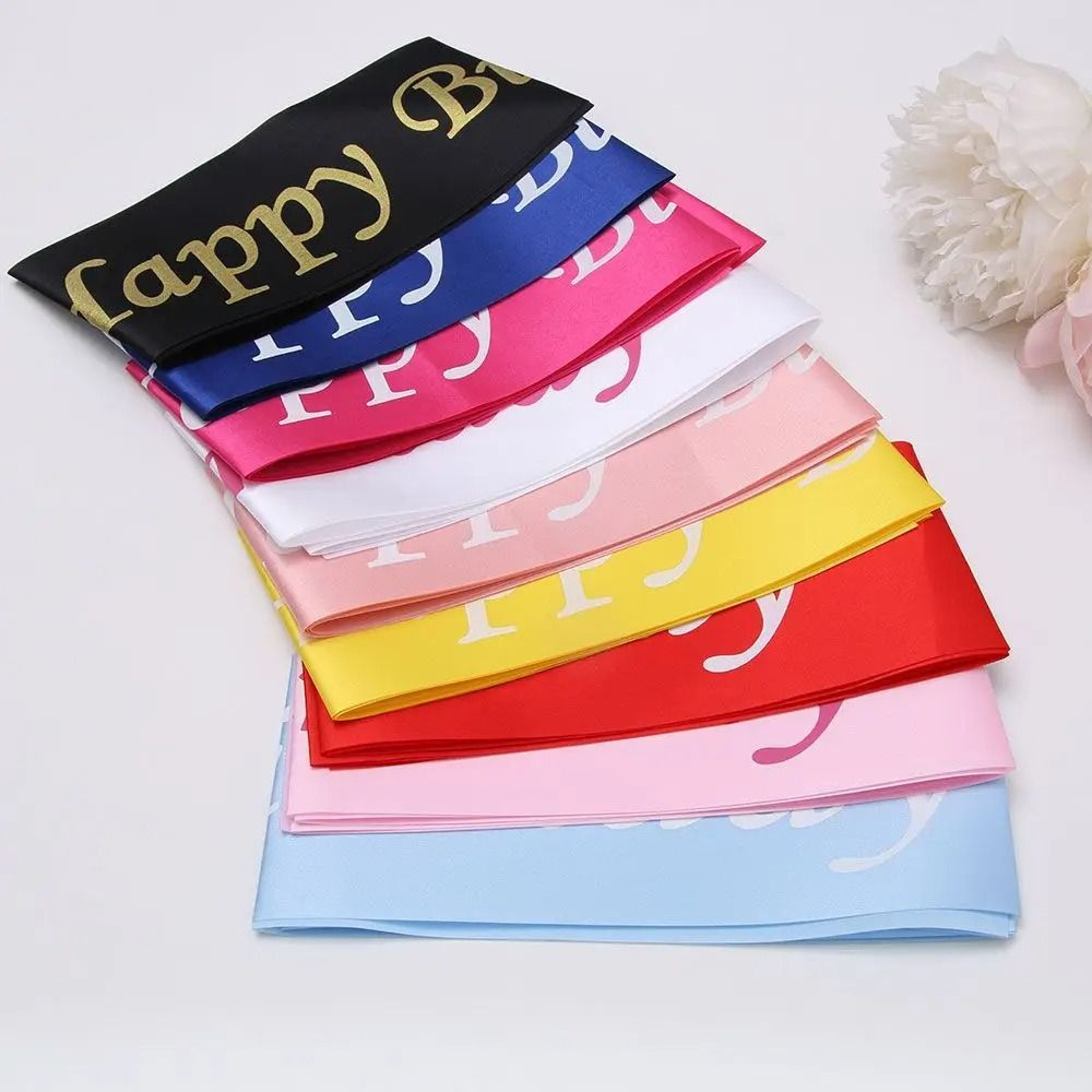 Happy Birthday Sash For Girls And Party Celebrations 13